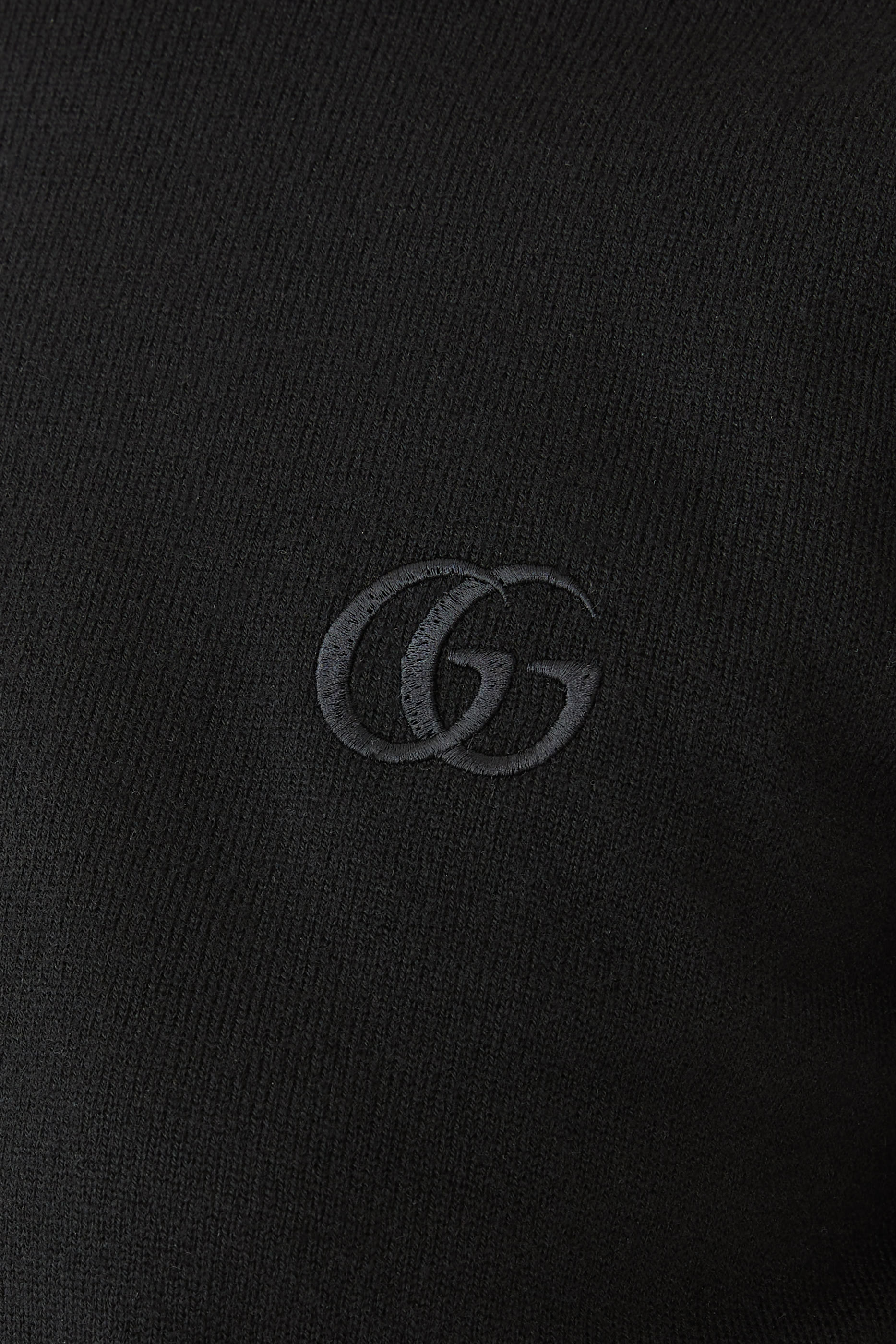  Knit Wool Top with Embroidery