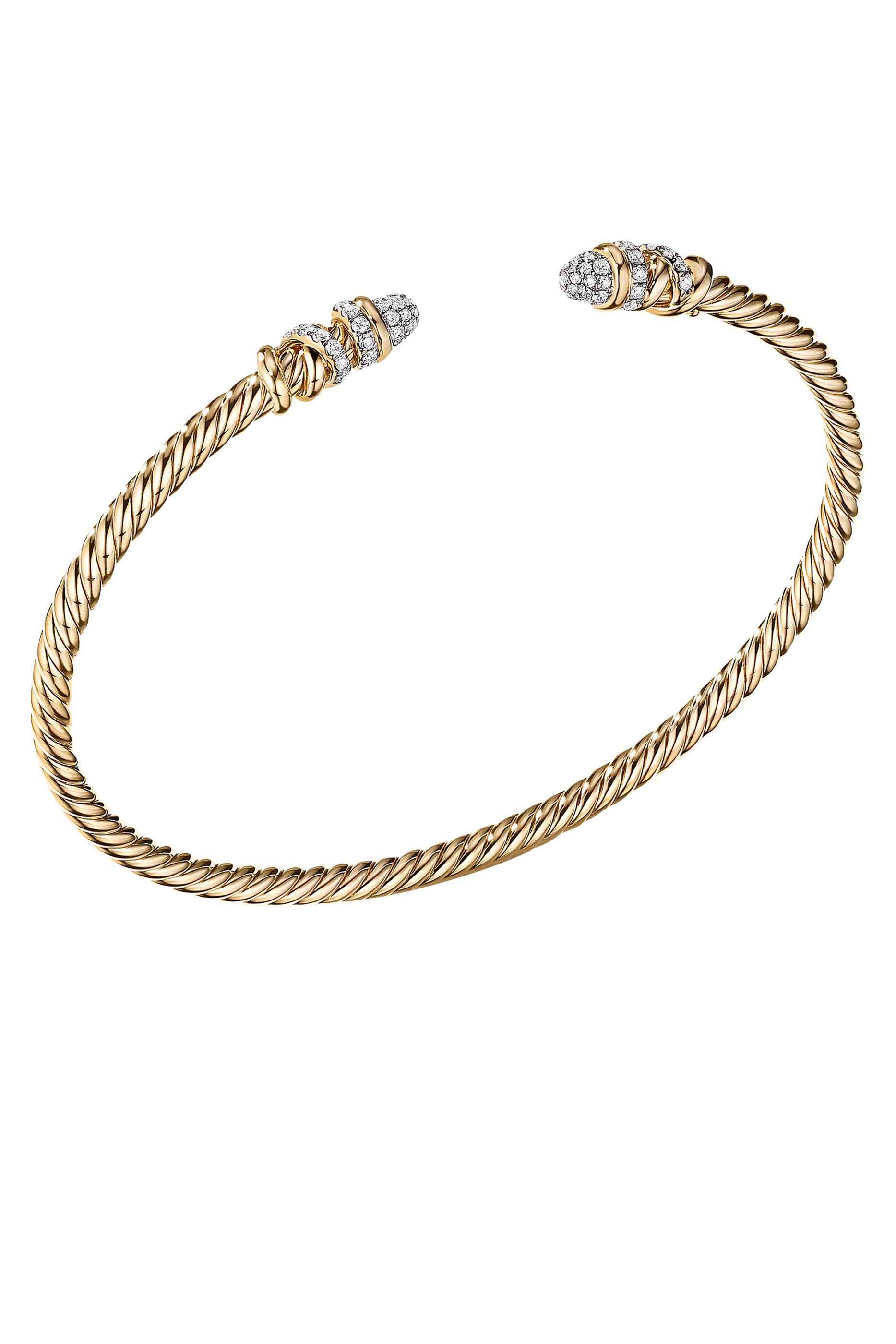 Petite Helena Bracelet, 18k Yellow Gold & Diamonds