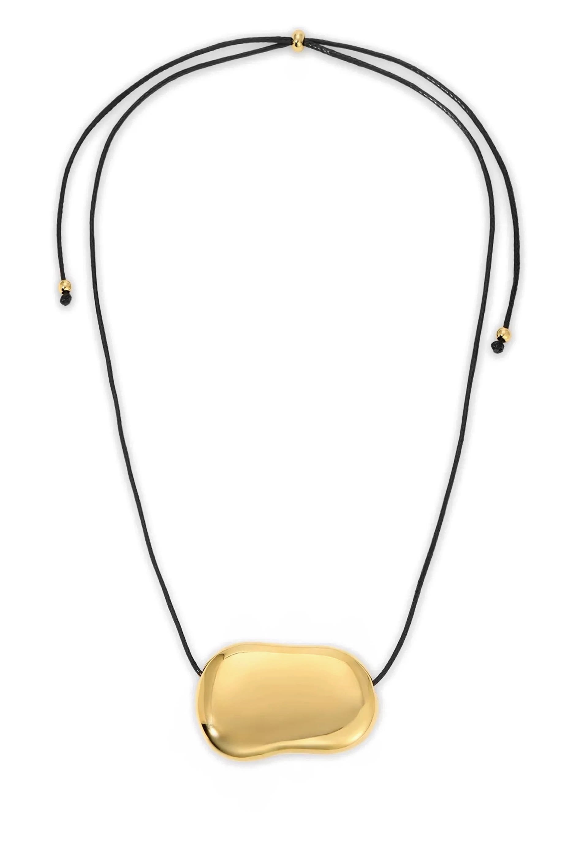  Julia Necklace, Gold Plated Brass
