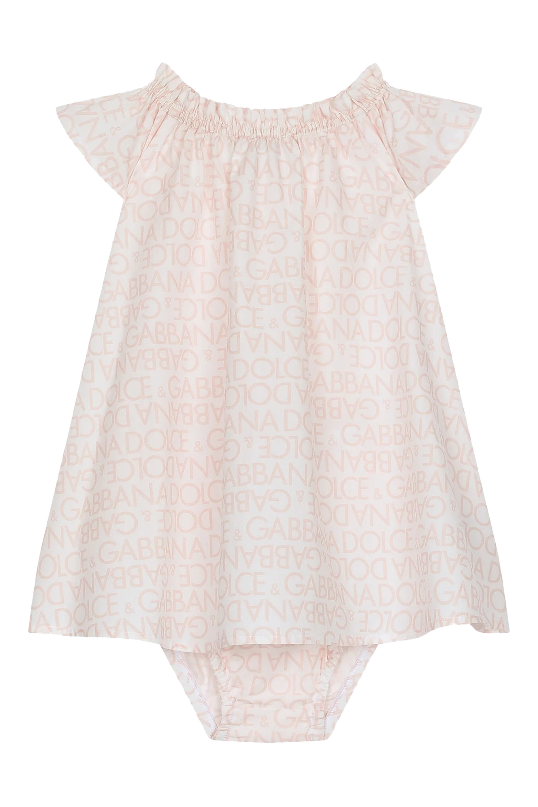 Kids Poplin Dress With Bloomers