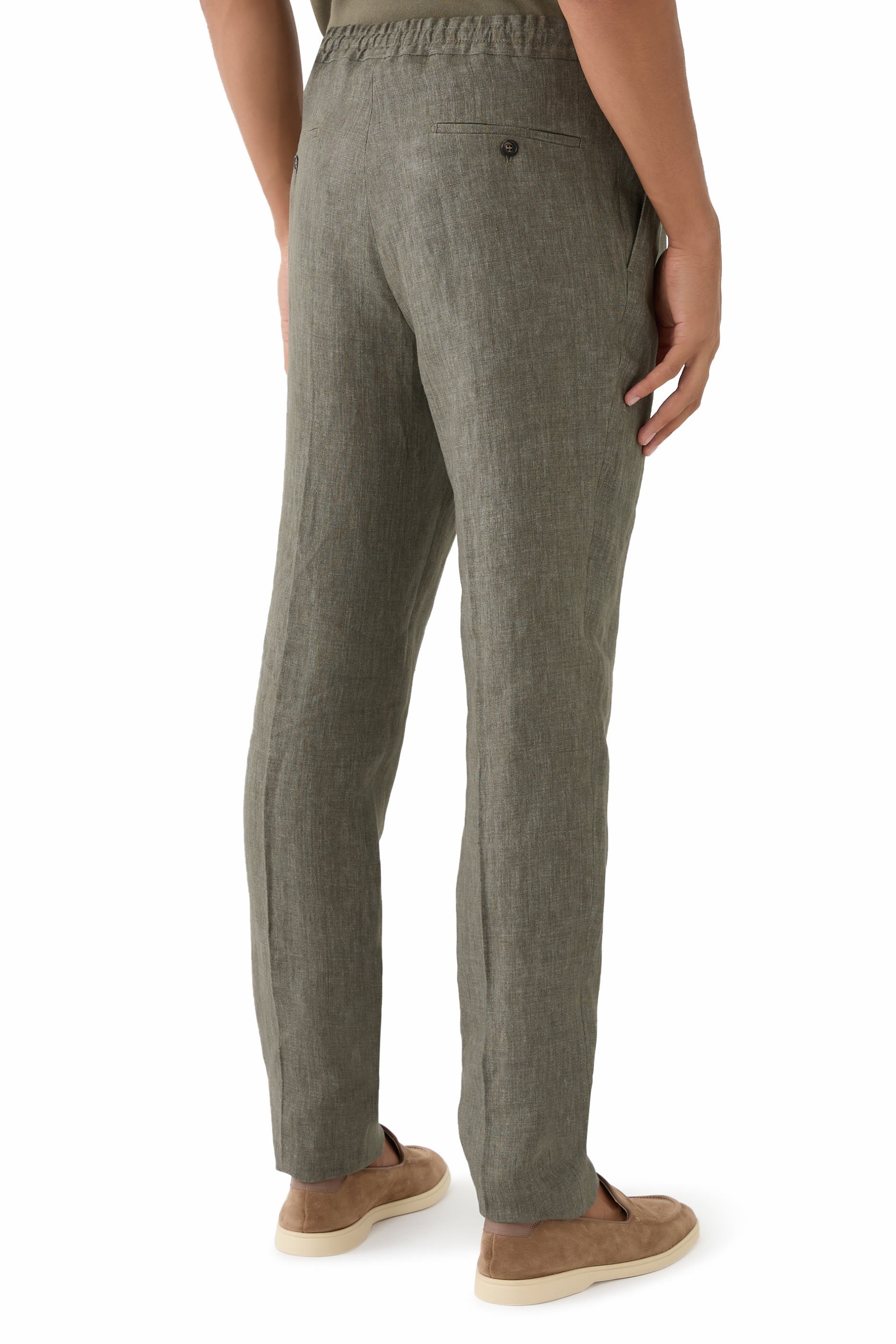 Incotex Tapered-Fit Wool Seersucker Pants