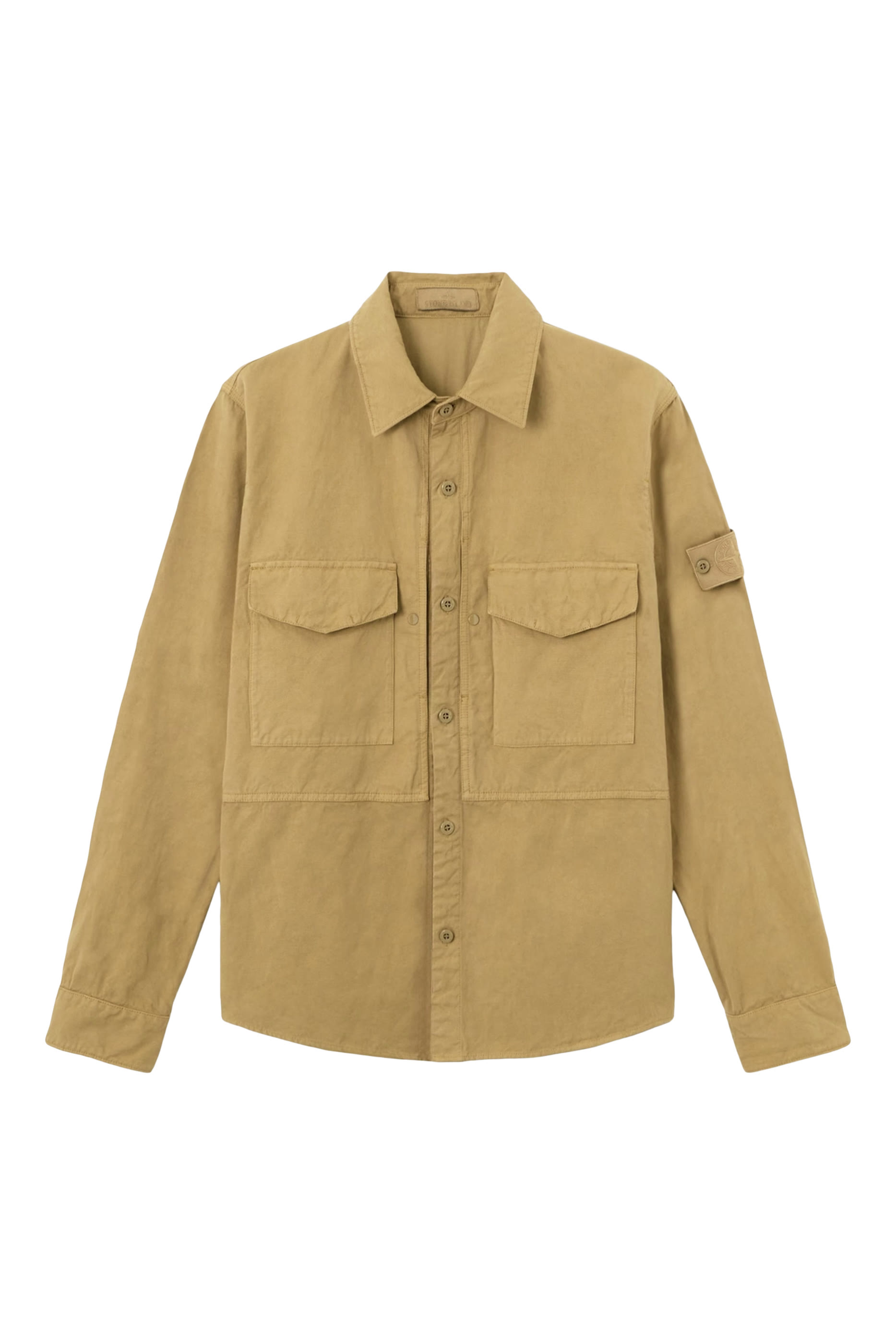 Logo Button Fastening Overshirt