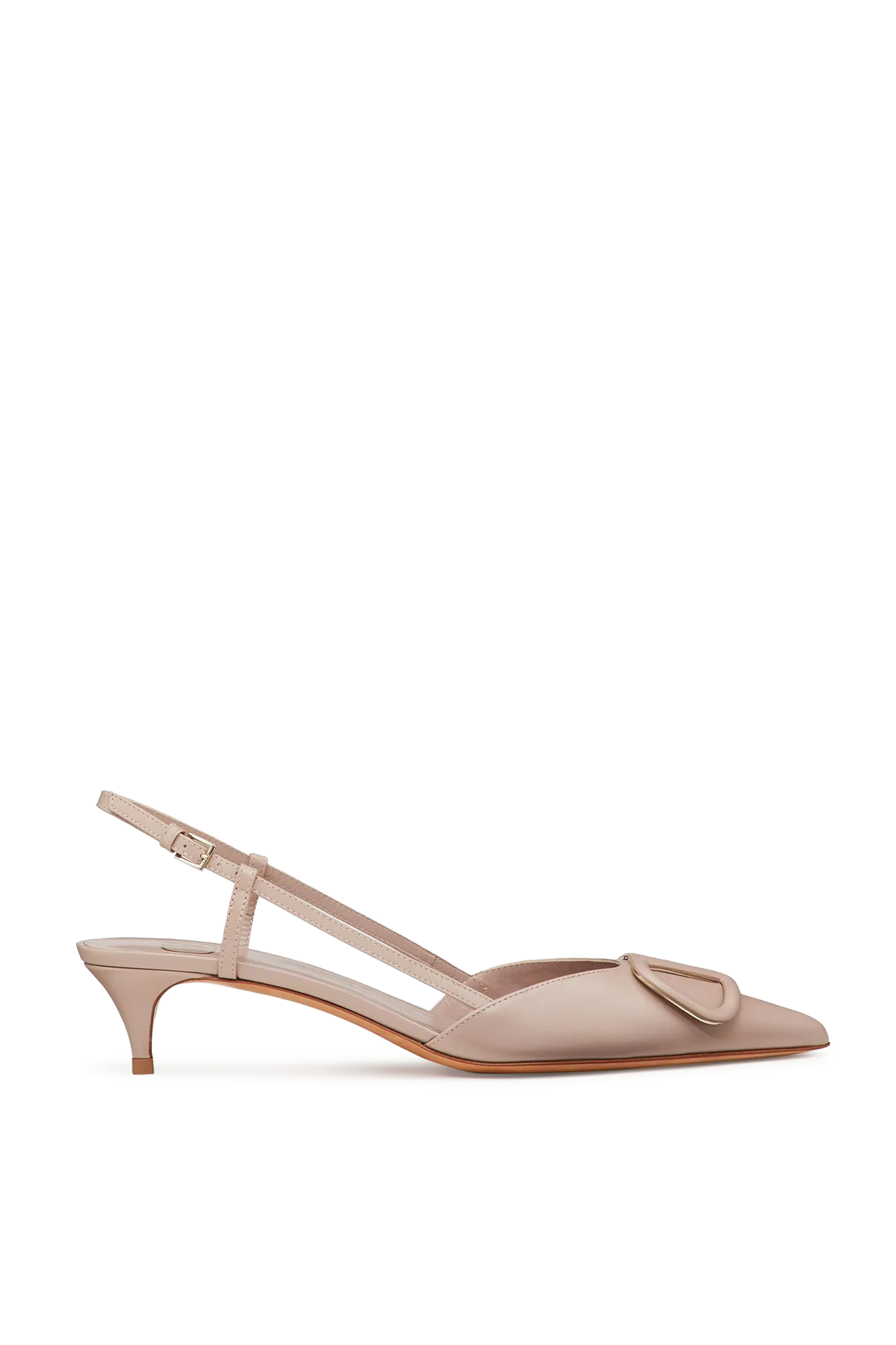 Valentino Garavani V Logo Signature Slingback Pumps