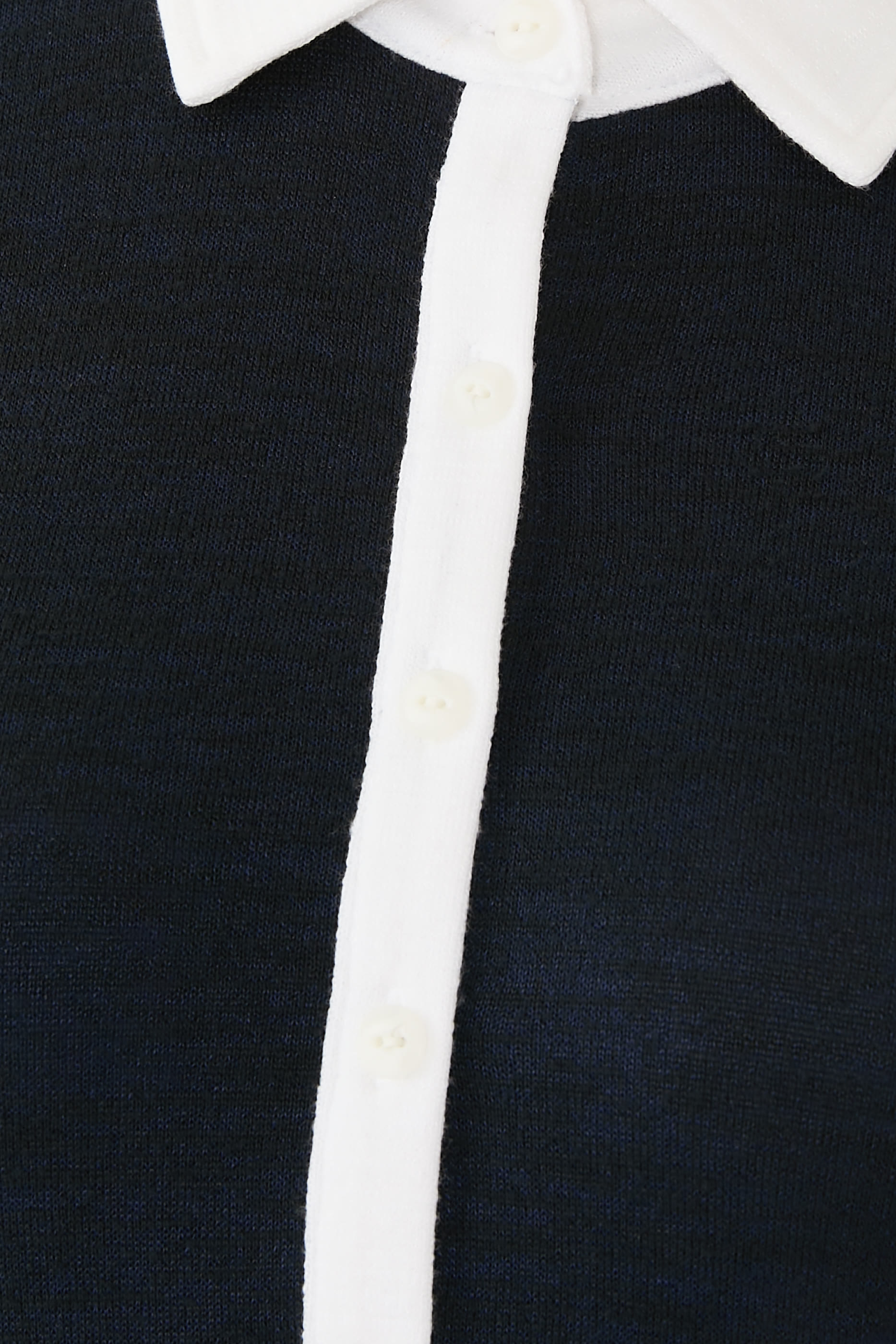 Knit Button Short Sleeves Polo