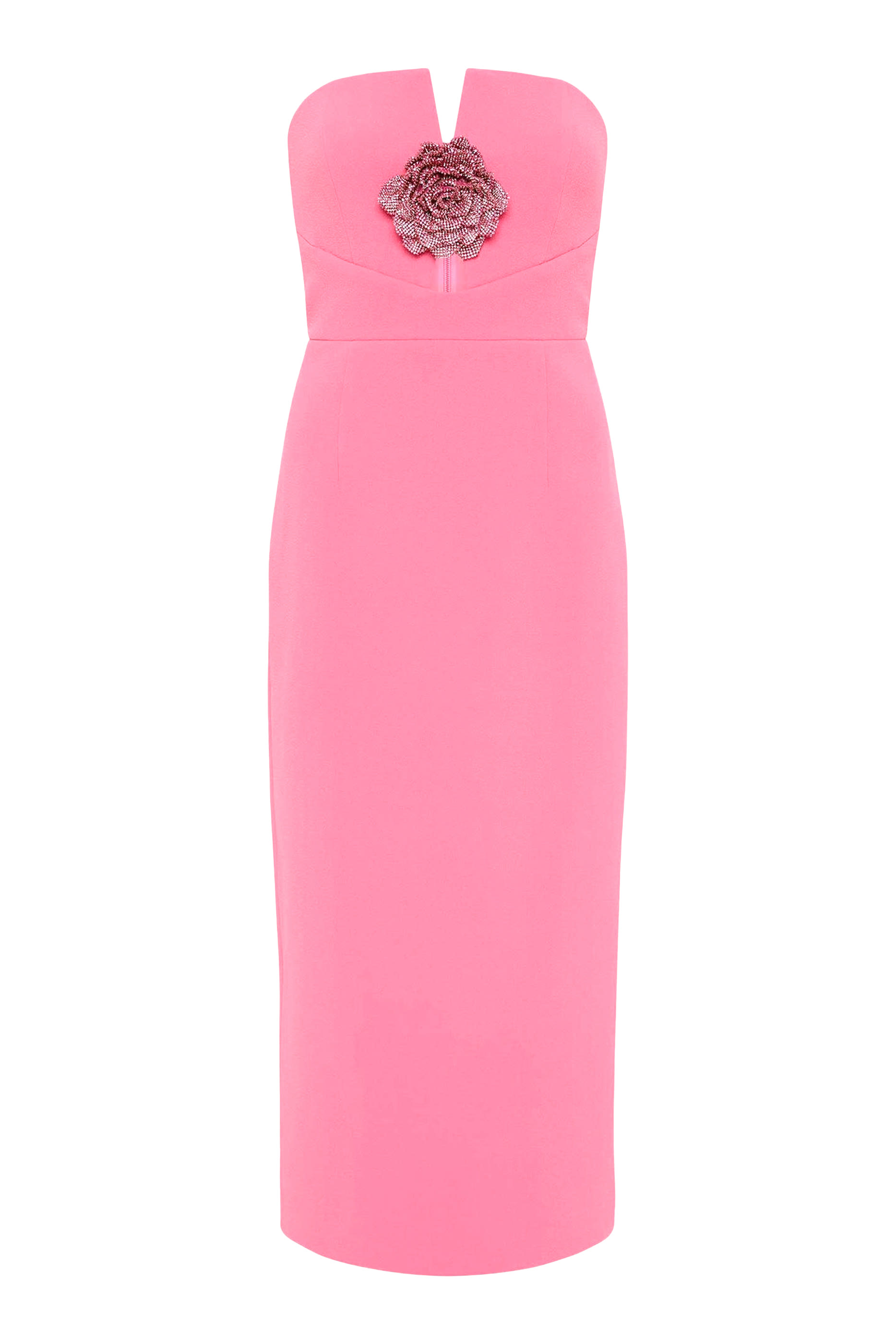 Aubree Strapless Midi Dress