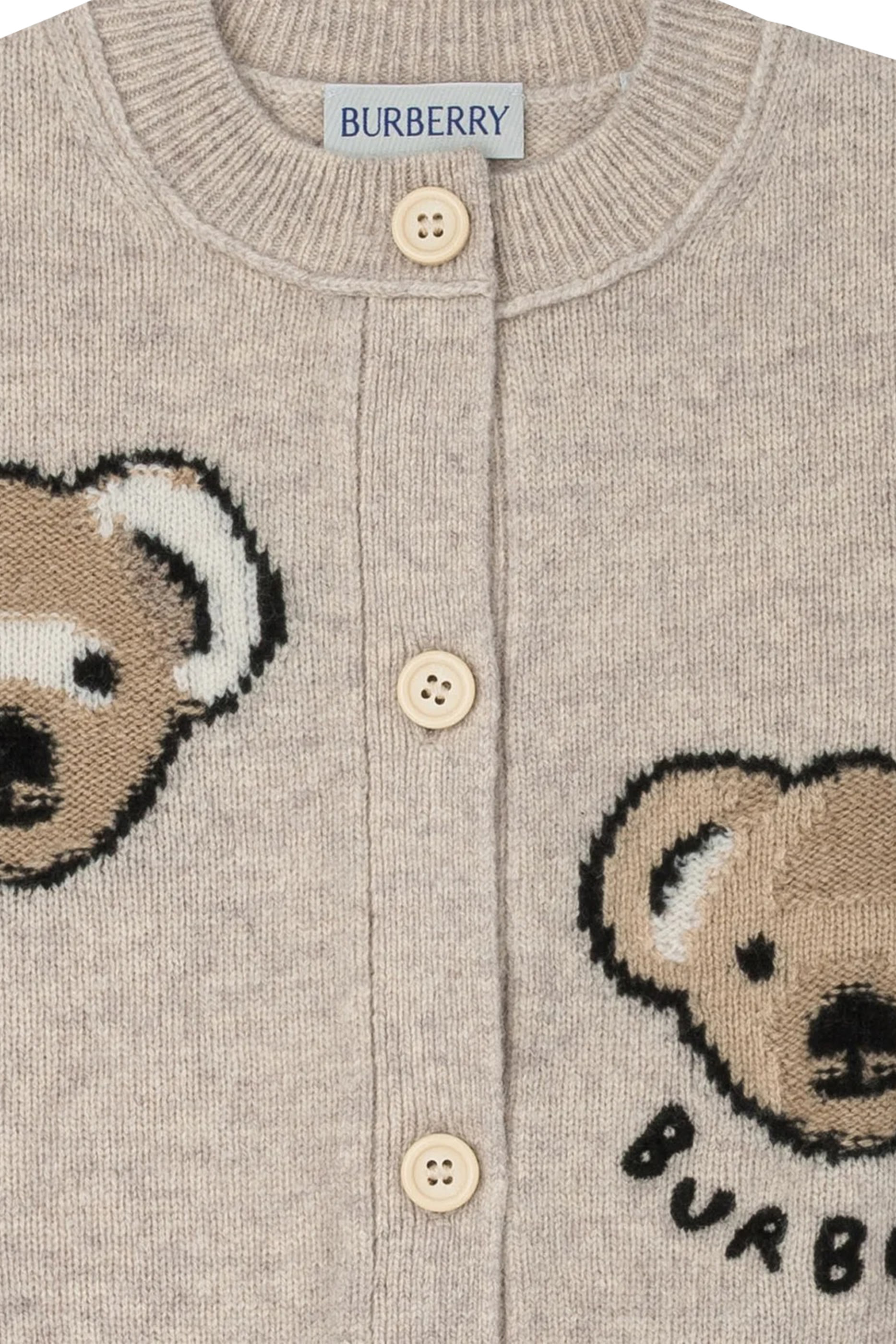 Kids Thomas Bear Wool Cardigan