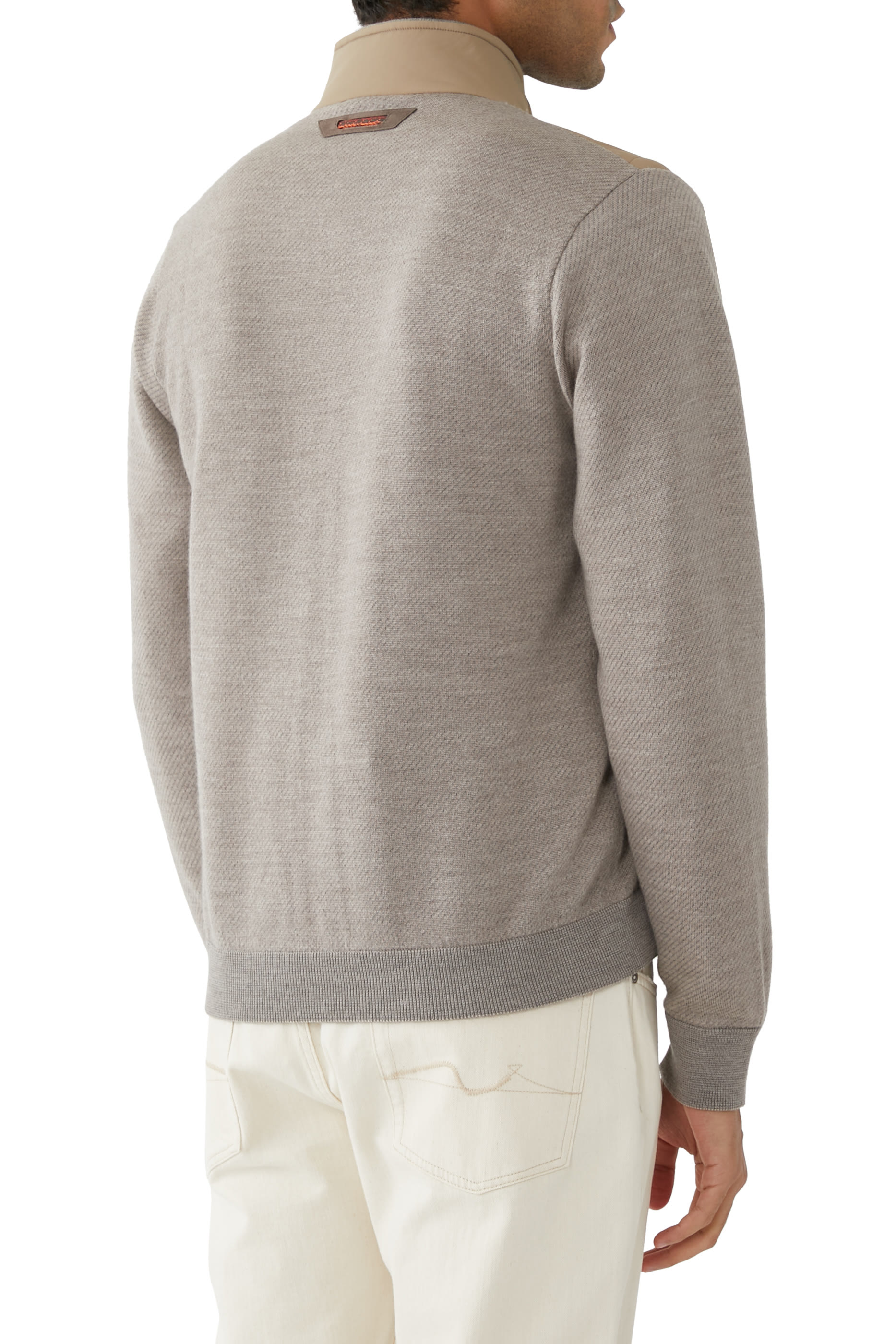 Knitted Padded Cardigan