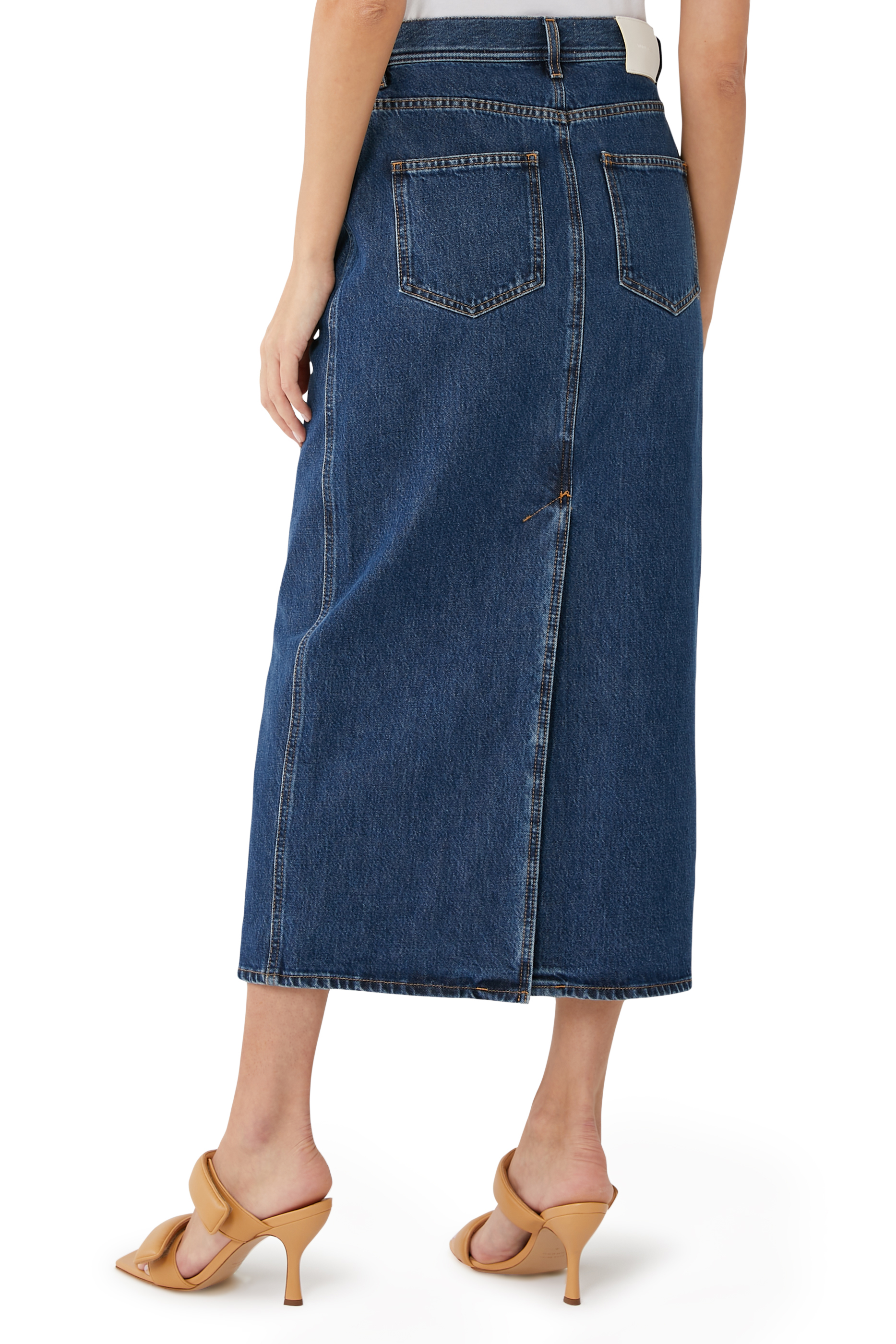 Rona Denim Maxi Skirt