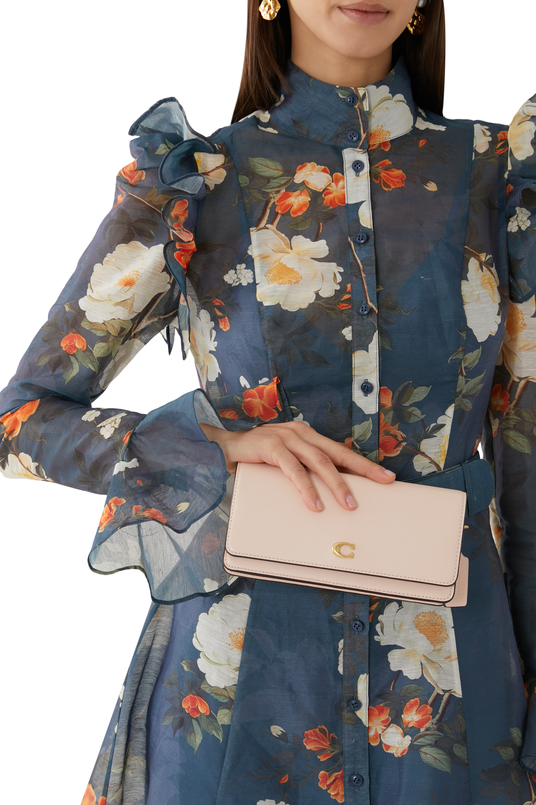 Evie Long Wallet With Chain