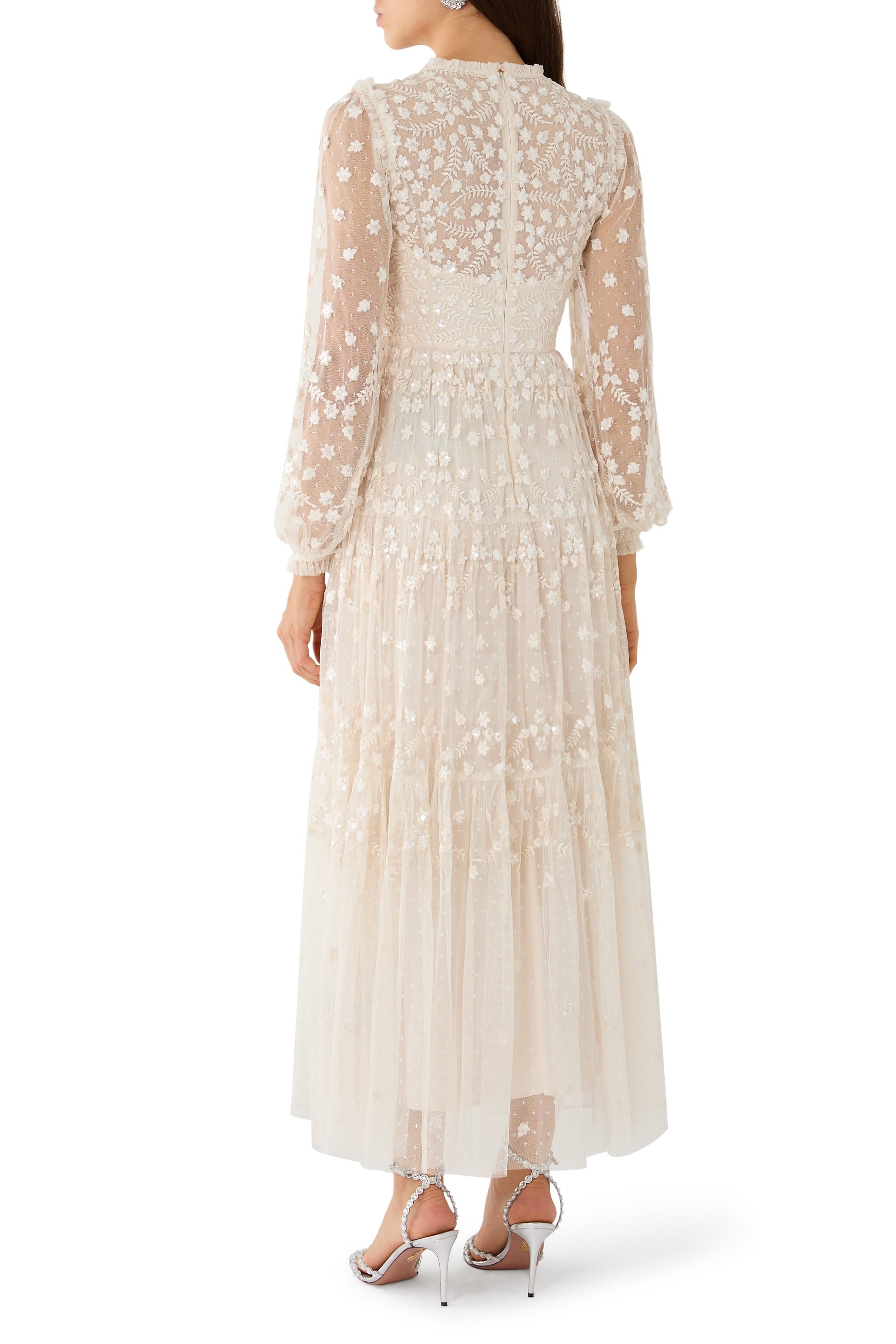 Clover Long Sleeve Ankle Gown