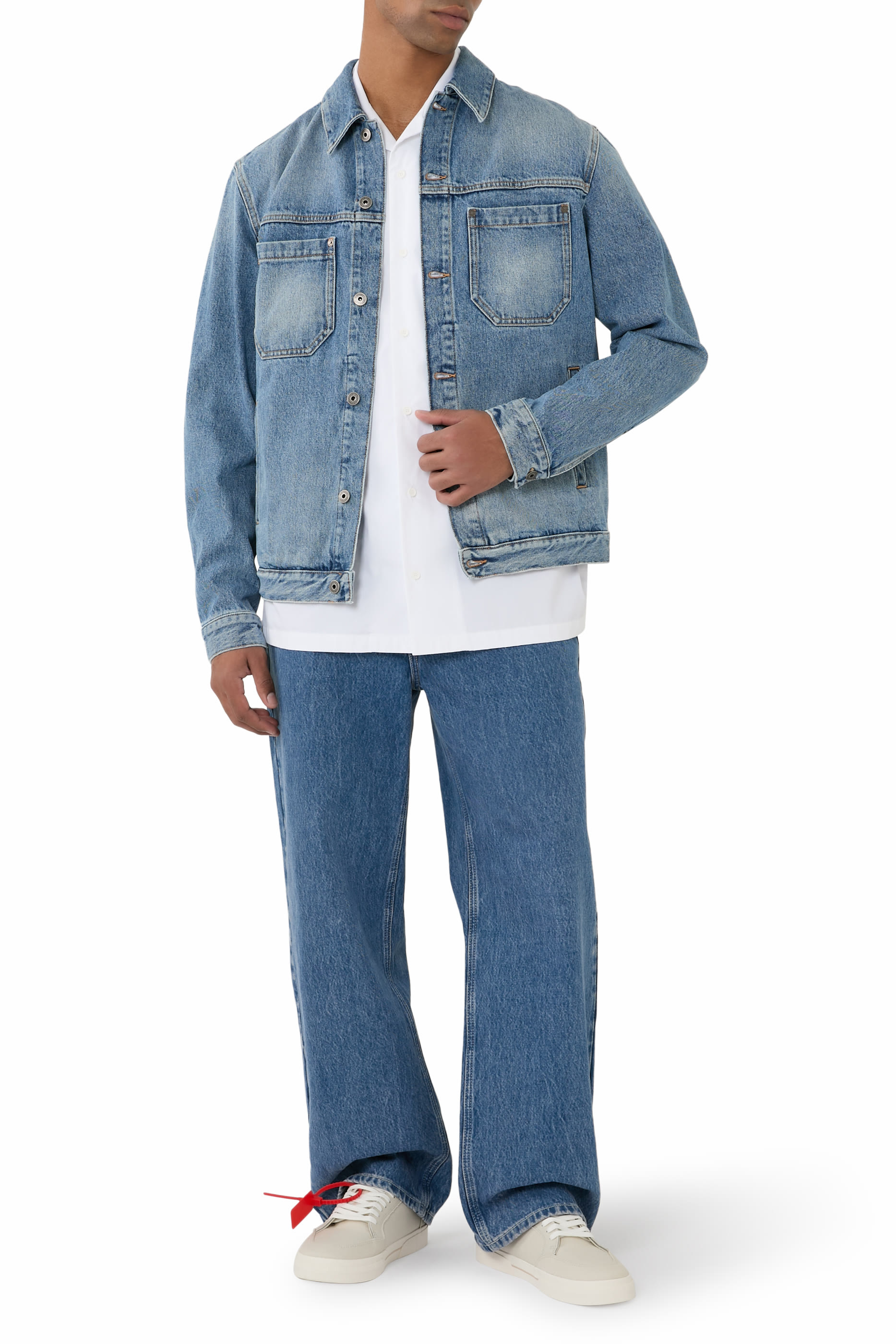 Half Arrow Denim Skate Jacket