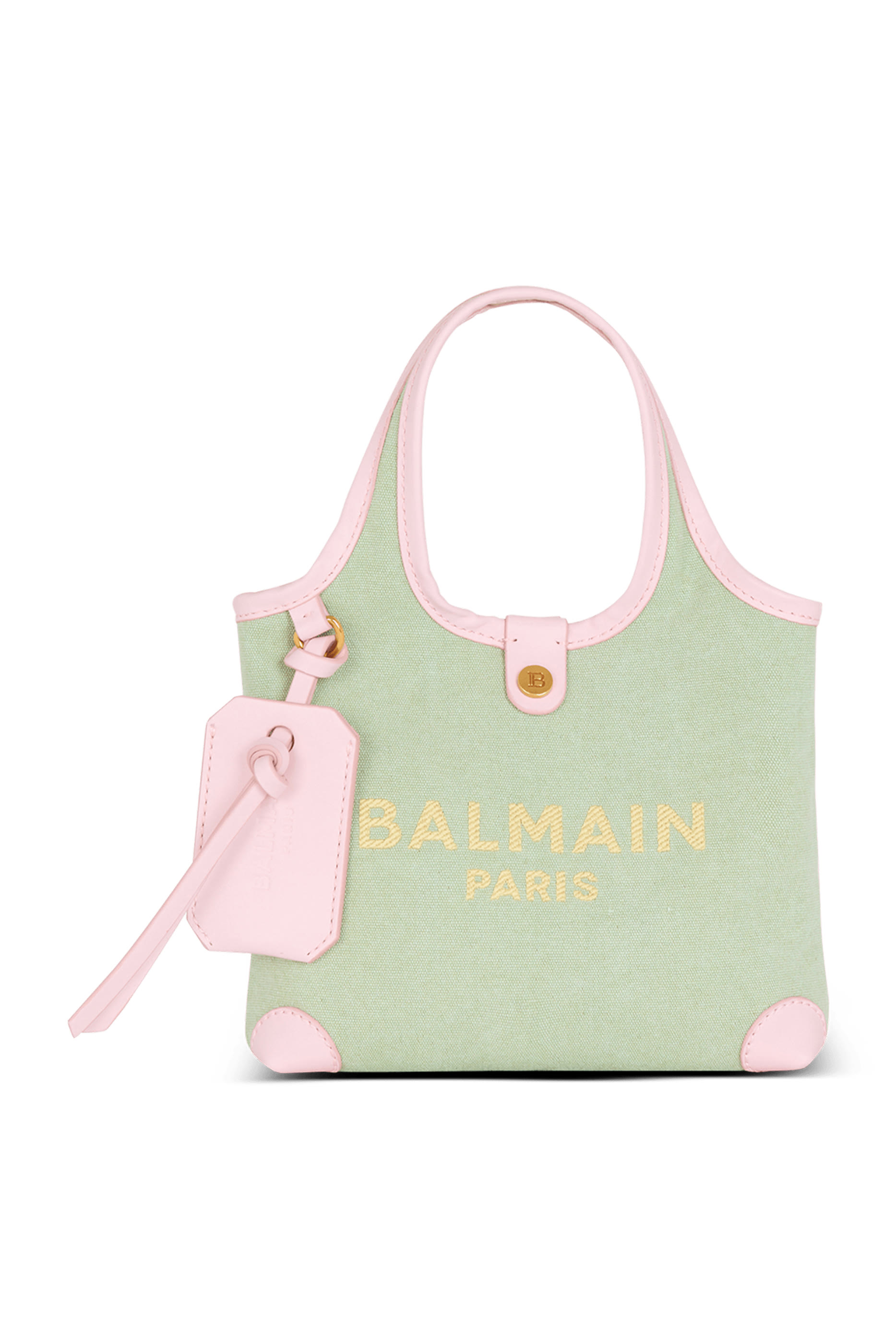 Mini Canvas And Leather B-Army Grocery Bag