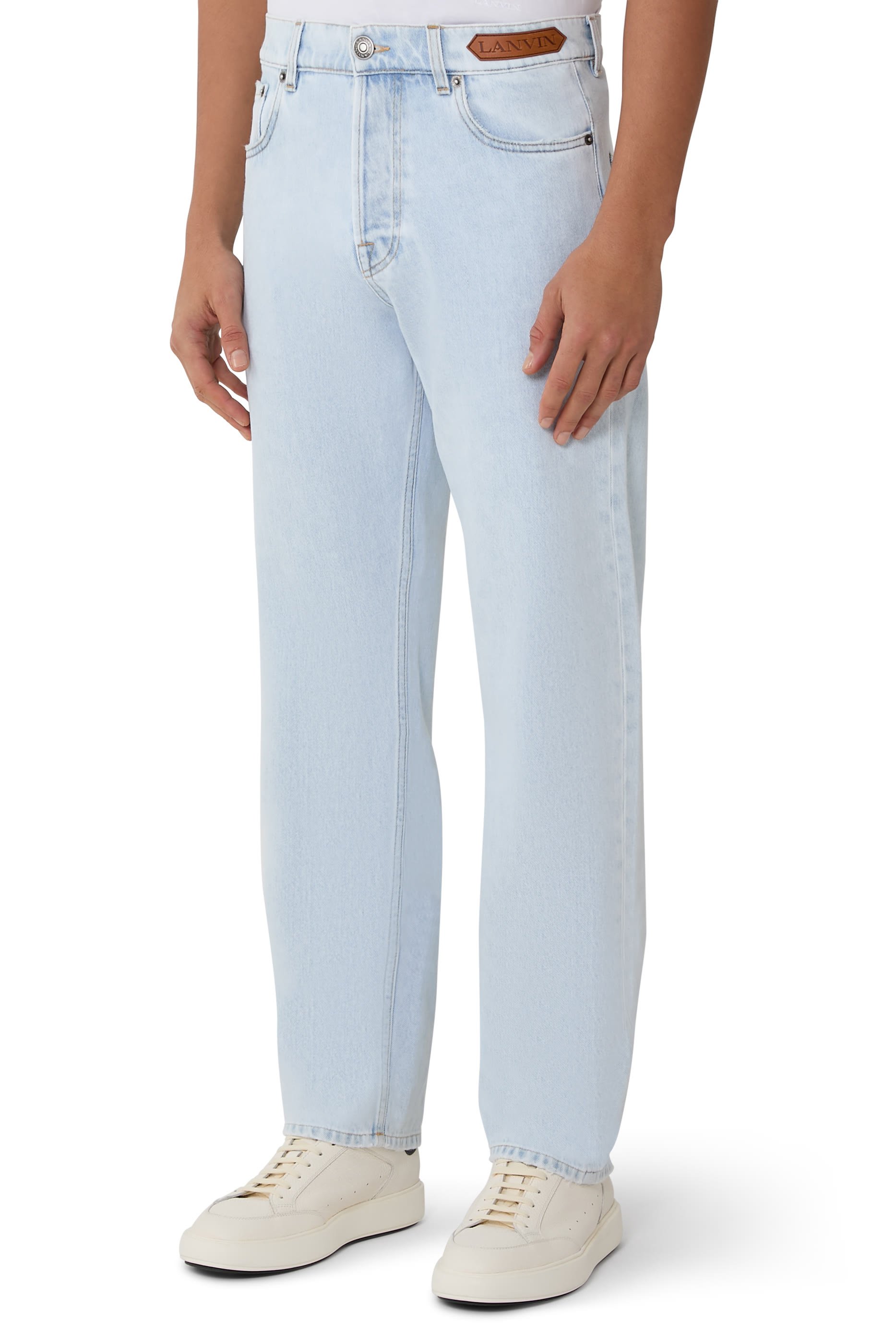Regular-Fit Denim Trousers