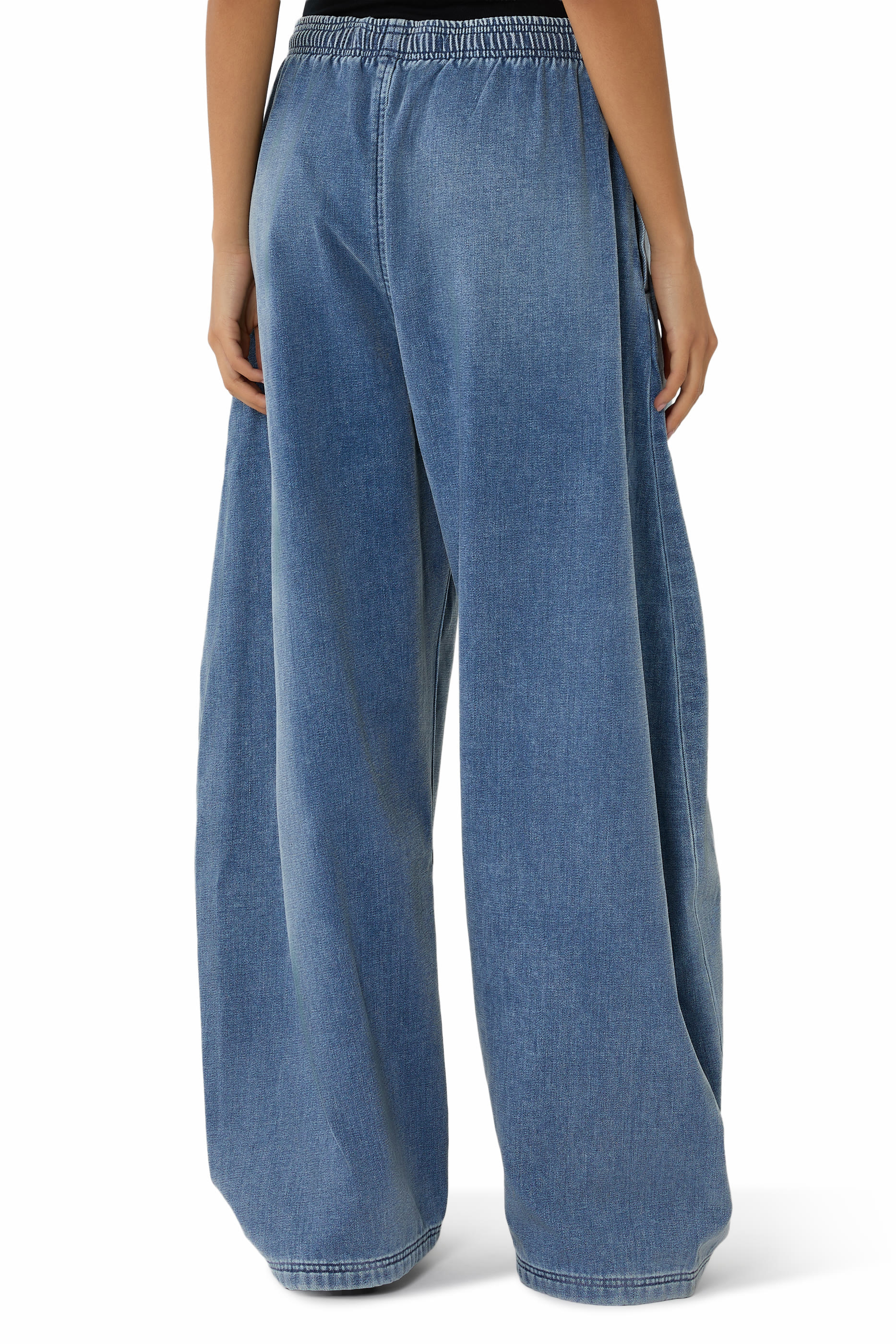 Brushed Denim Sweatpants