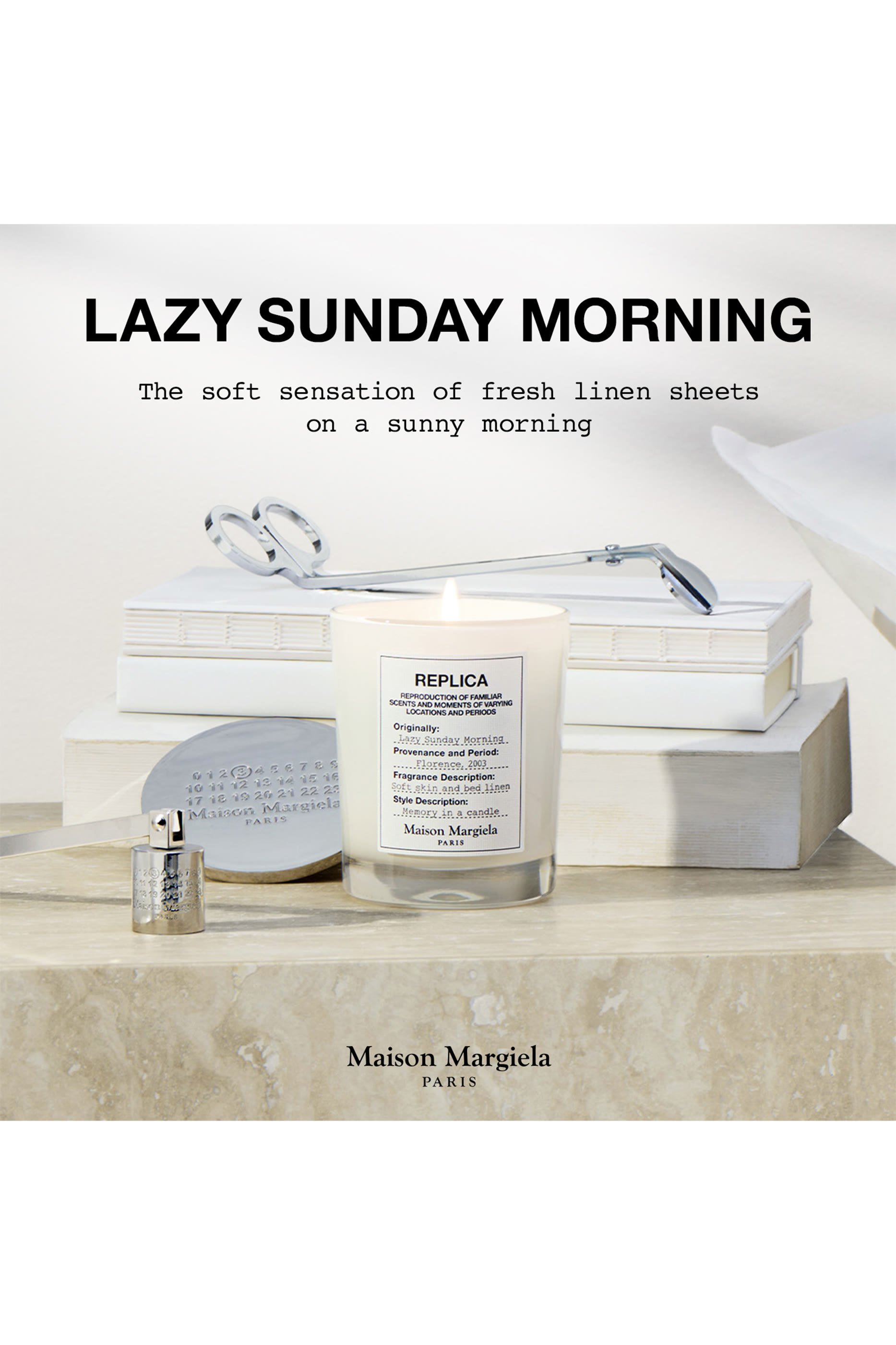 Replica Lazy Sunday Morning Candle