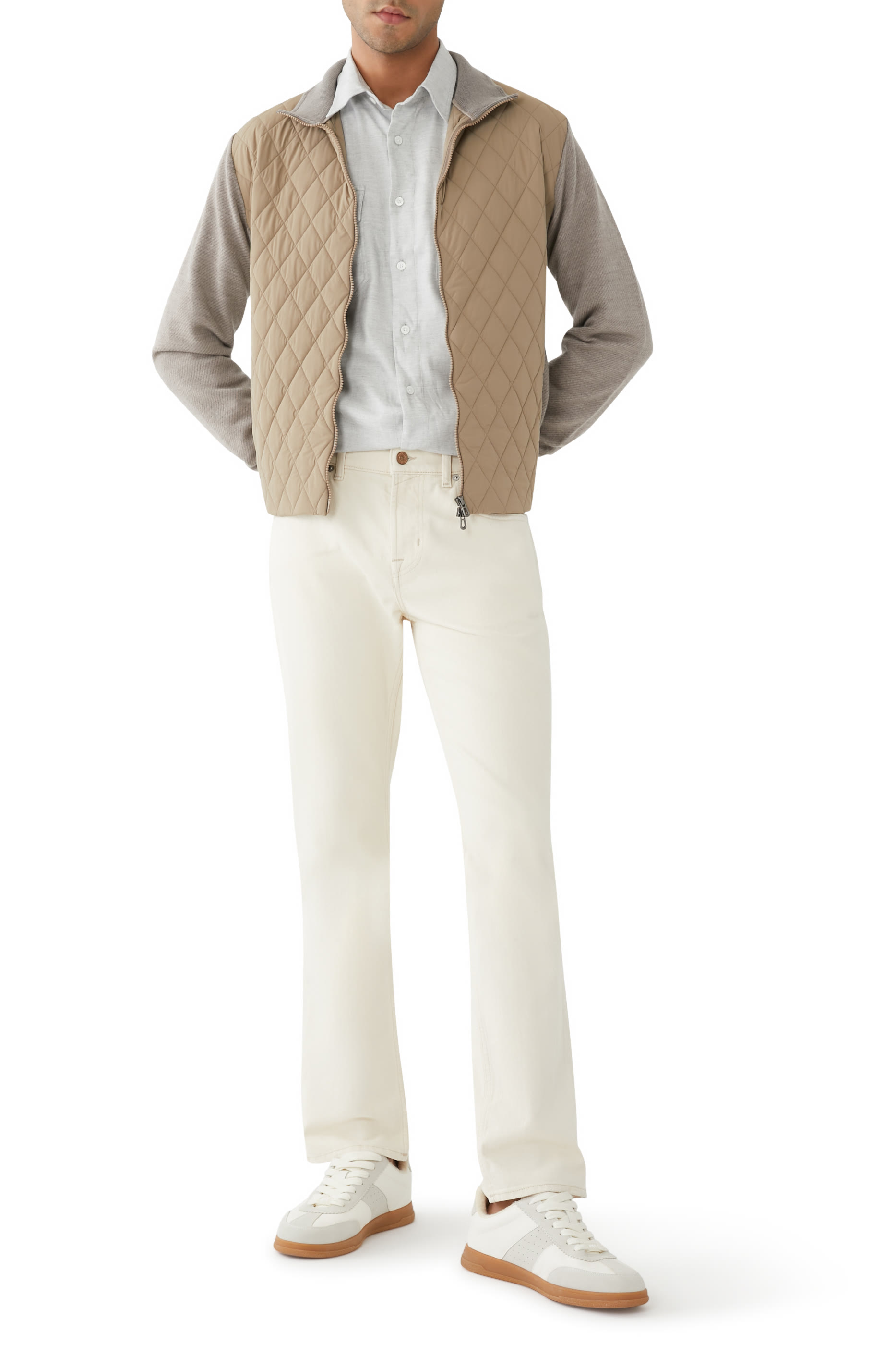 Knitted Padded Cardigan