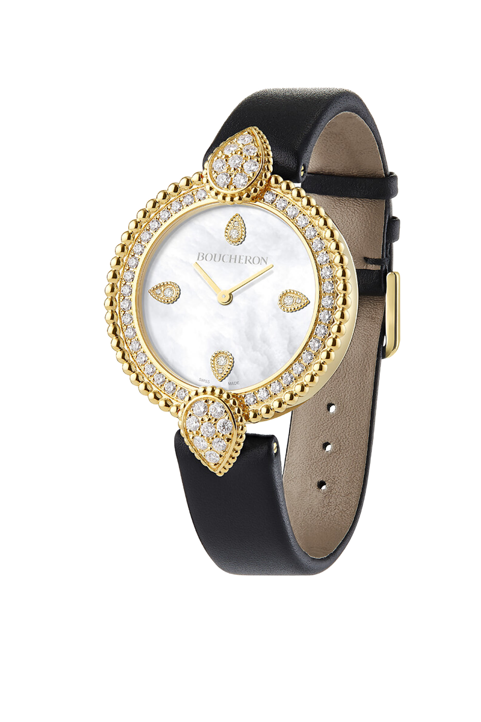 Serpent Boh&egrave;me Watch, 18k Yellow Gold & Diamonds