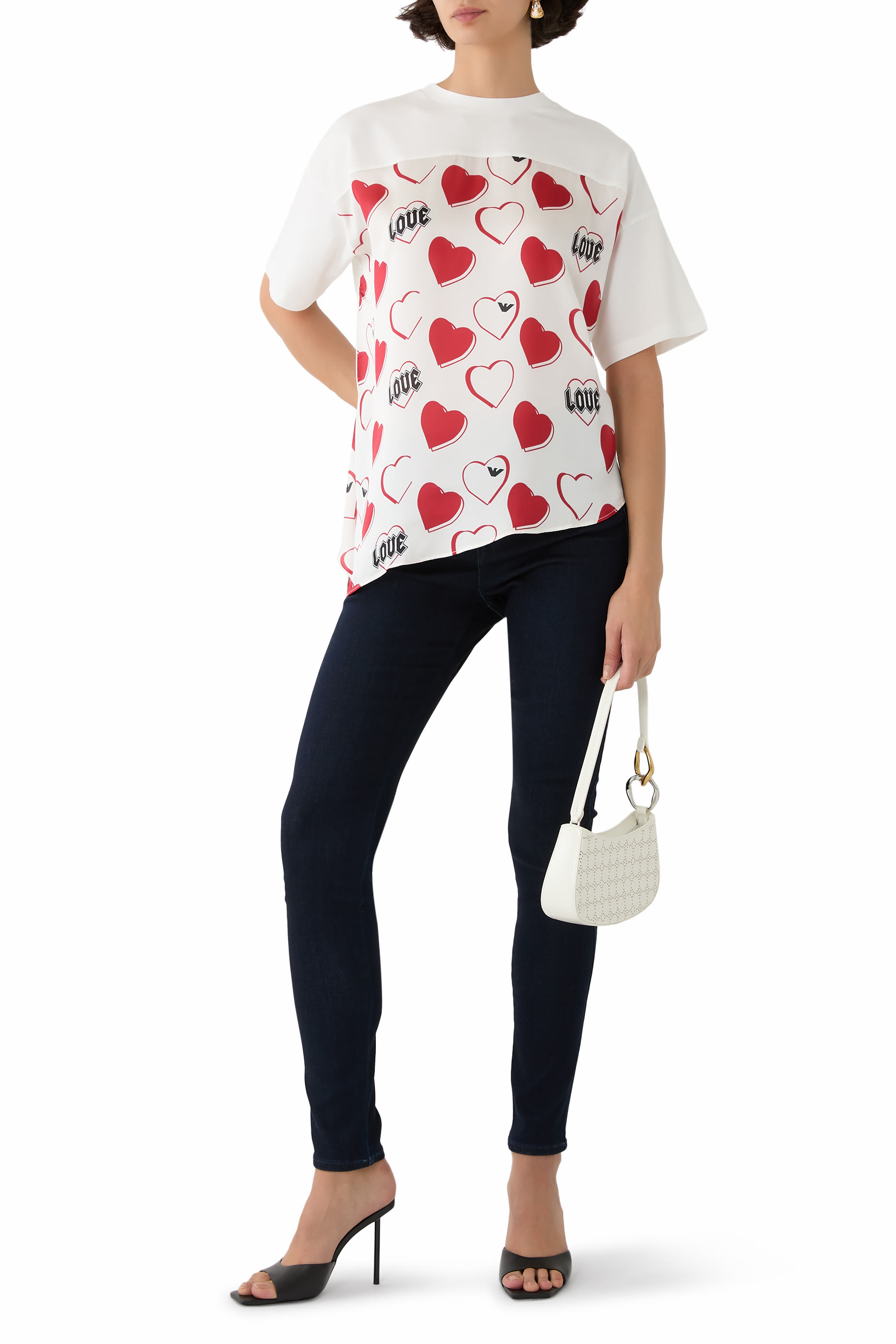 ASV Valentine’s Day Capsule Collection Jersey T-Shirt with Satin Insert