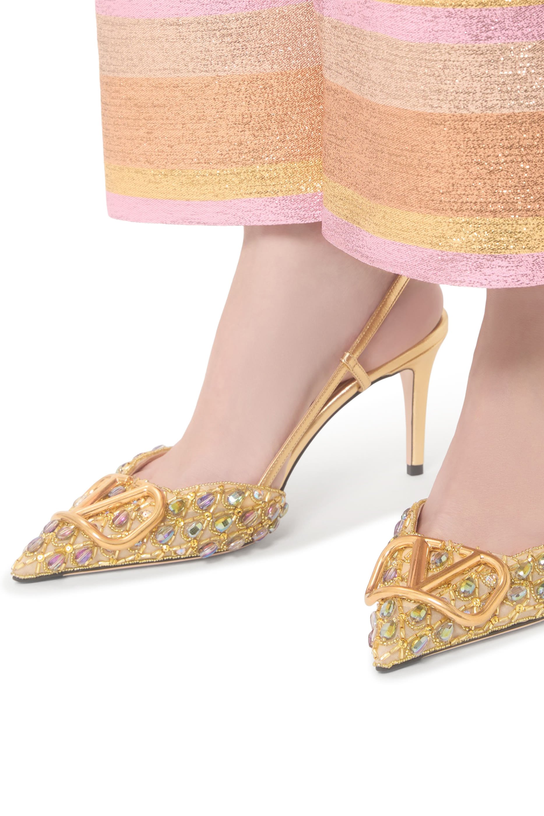 VLogo Signature 80 Slingback Pumps