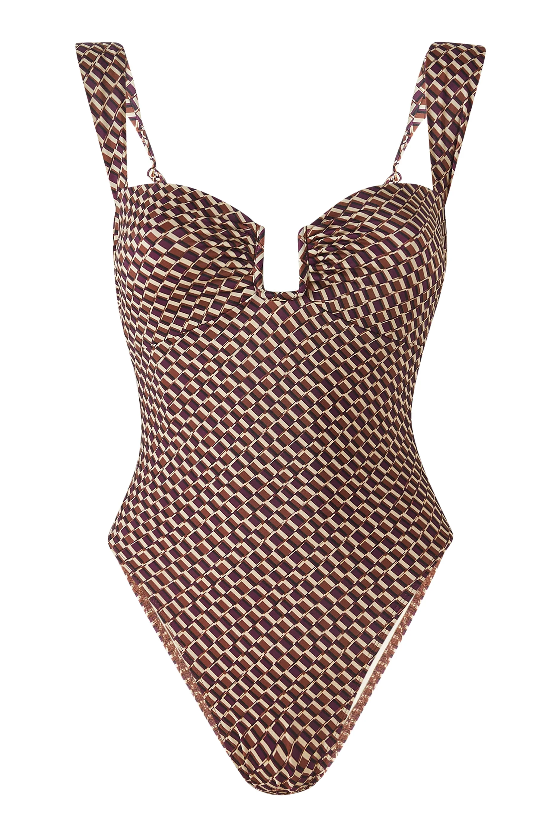 Cannes Printed One Piece Swimsuit 