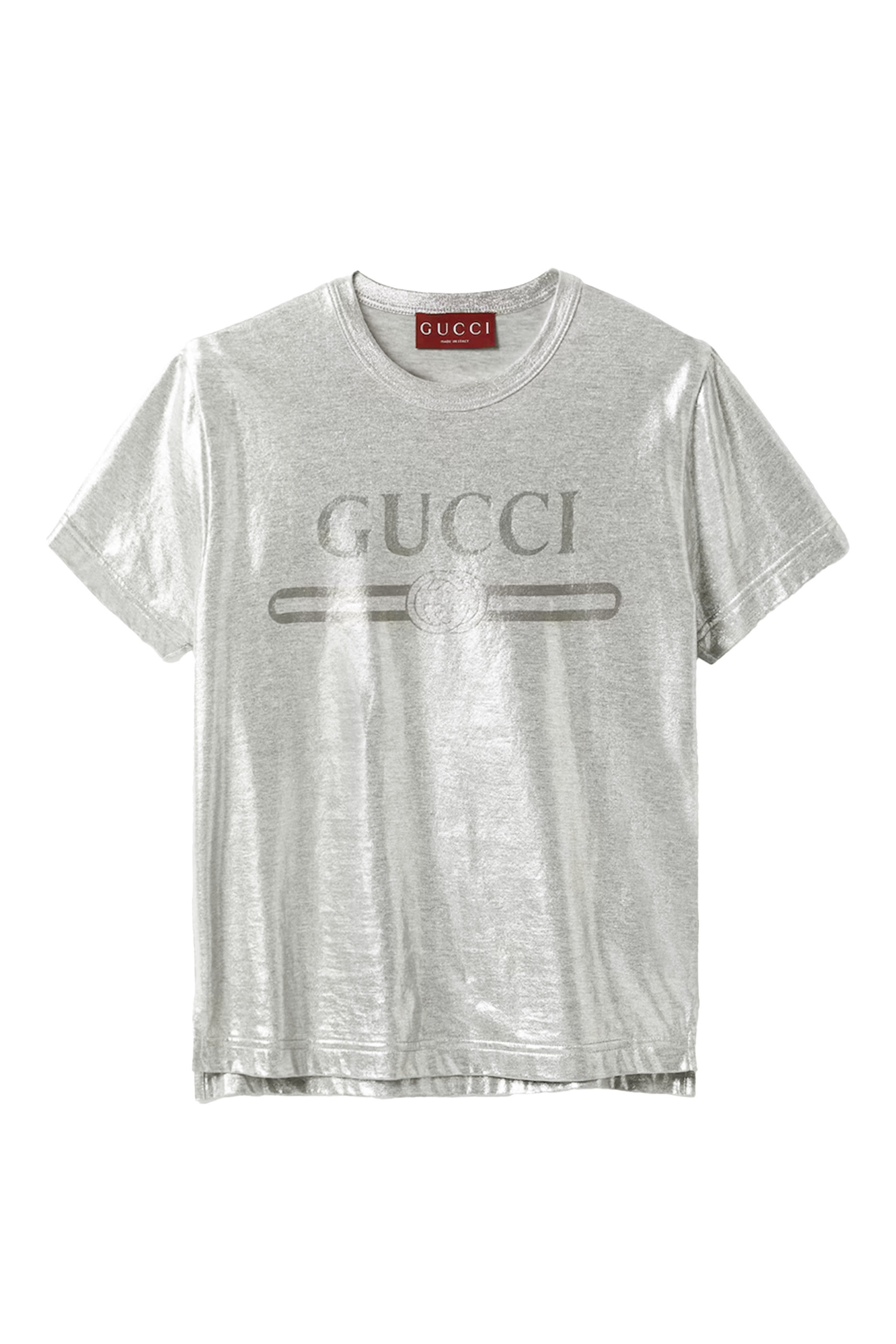 Printed Laminated Cotton T-Shirt