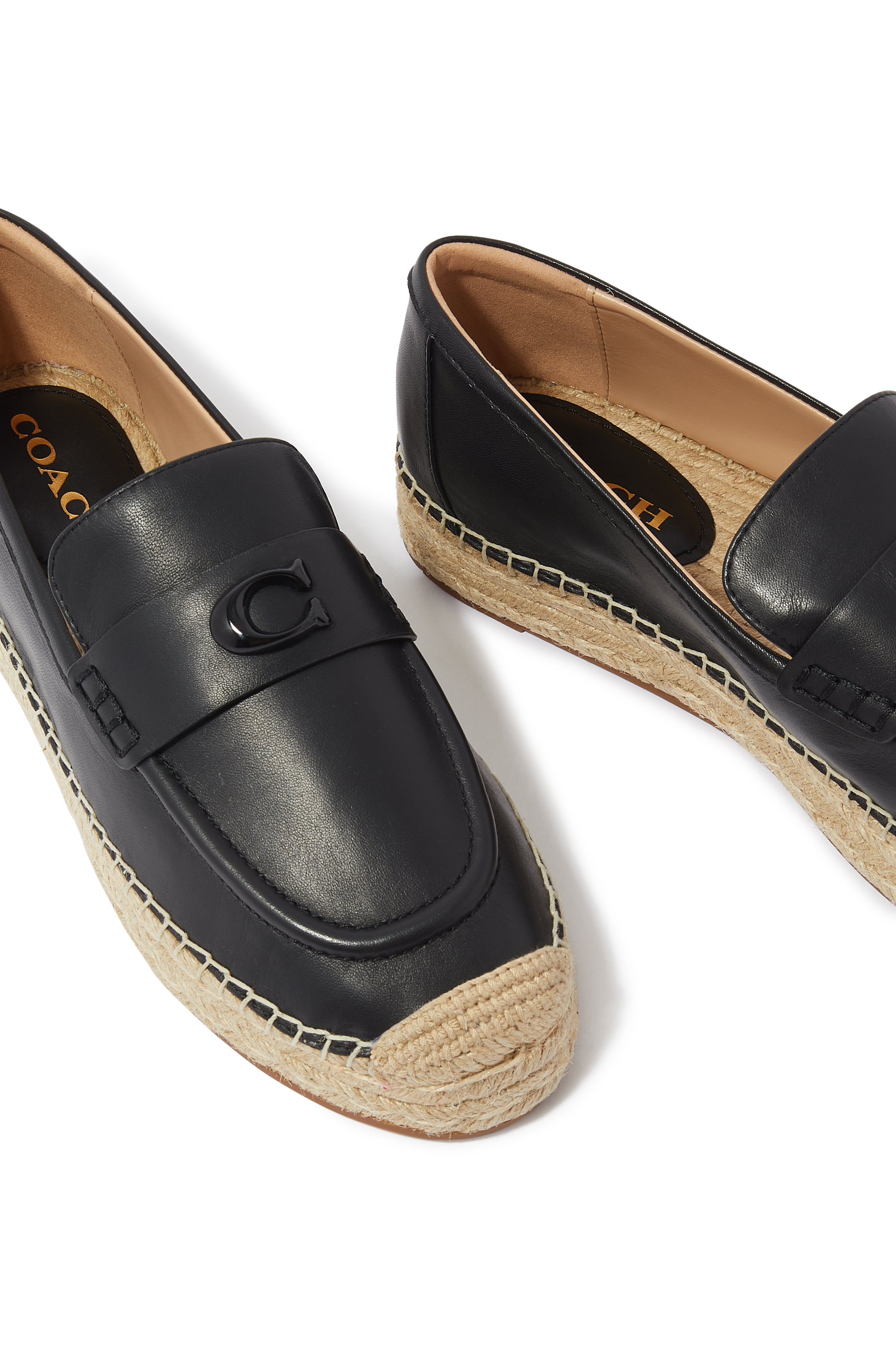 Camilla Leather Espadrilles