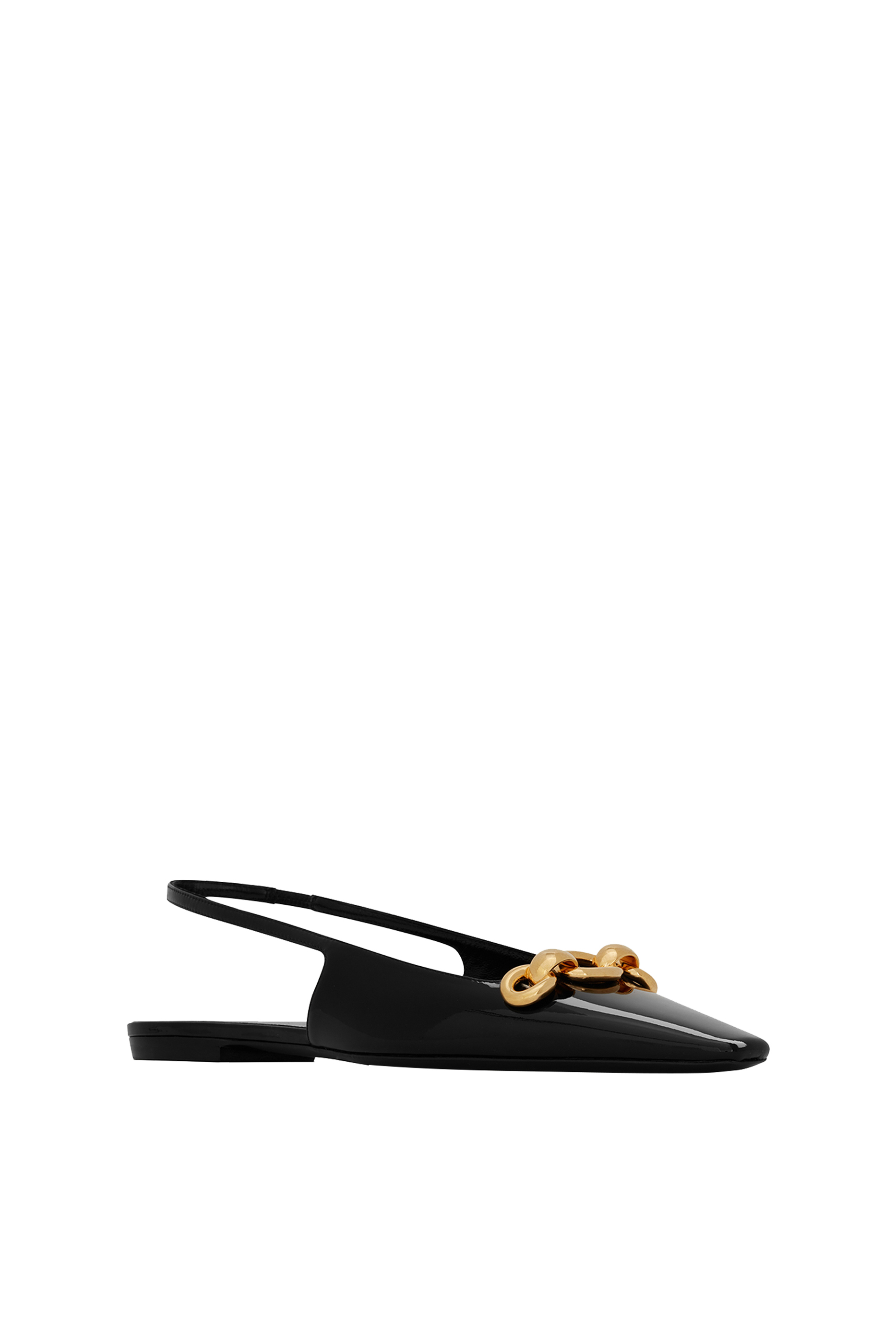 Blade Leather Slingback Ballerina Flats