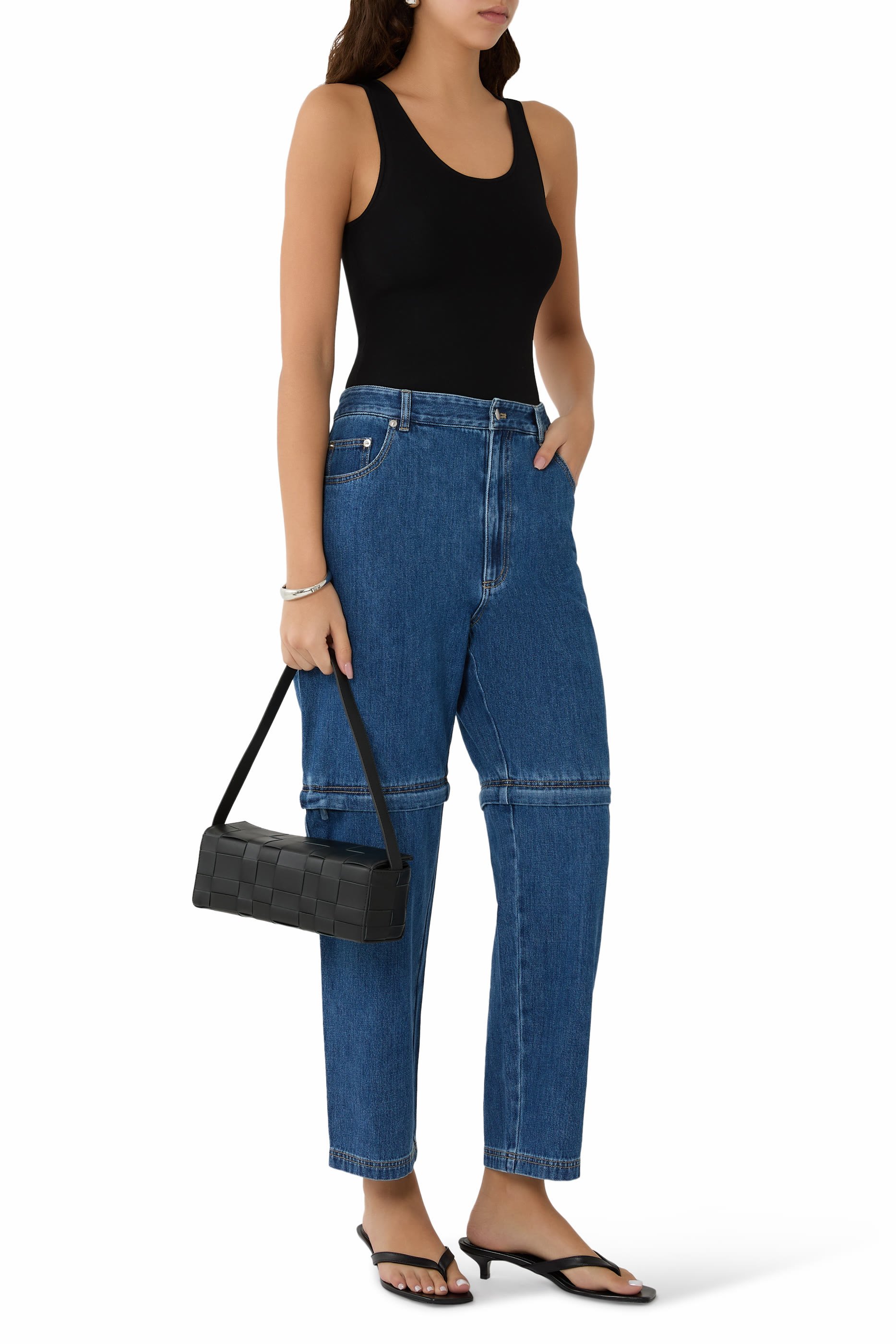 Lars Denim Convertible Zip Jeans