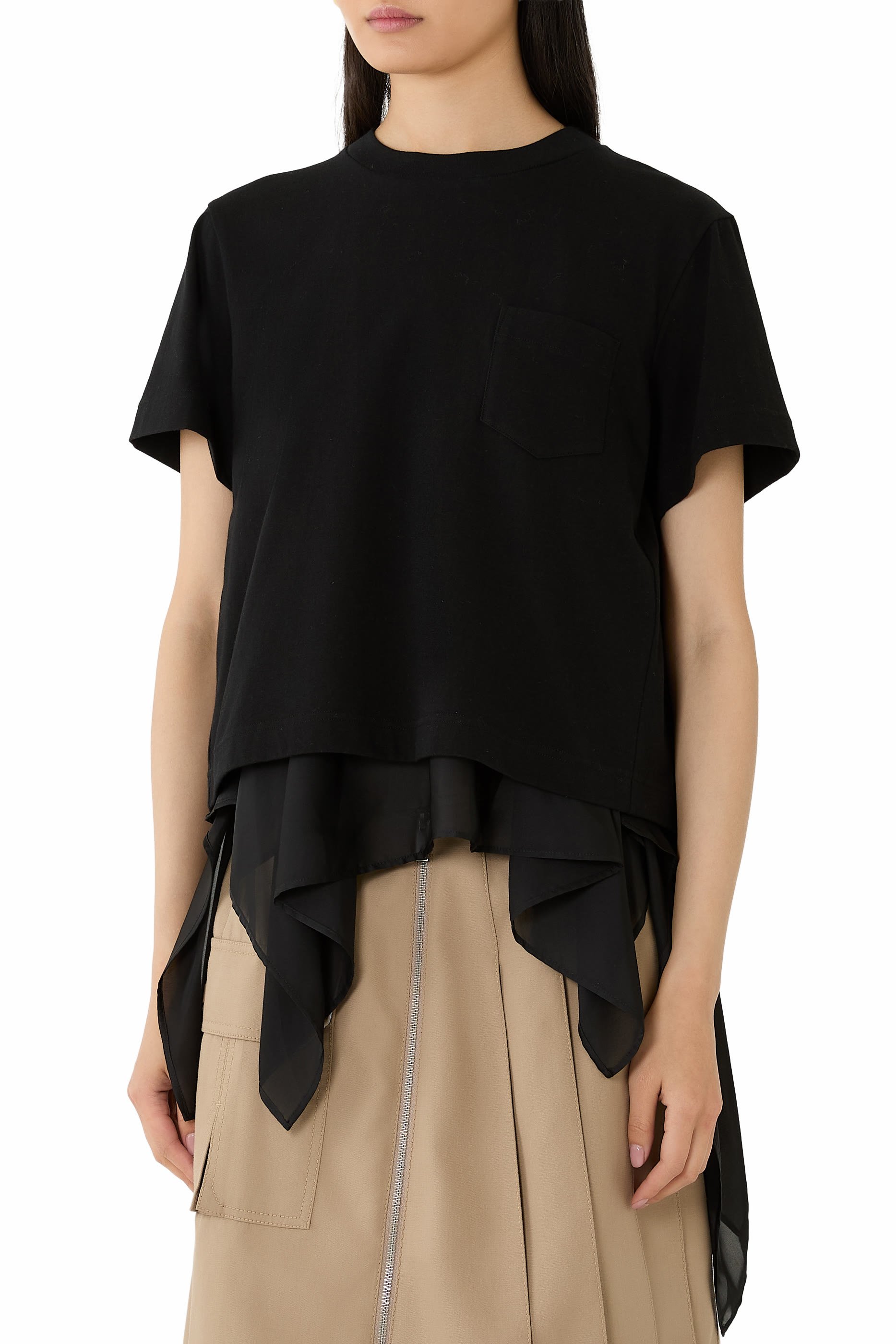 Satin Cotton Jersey Shirt