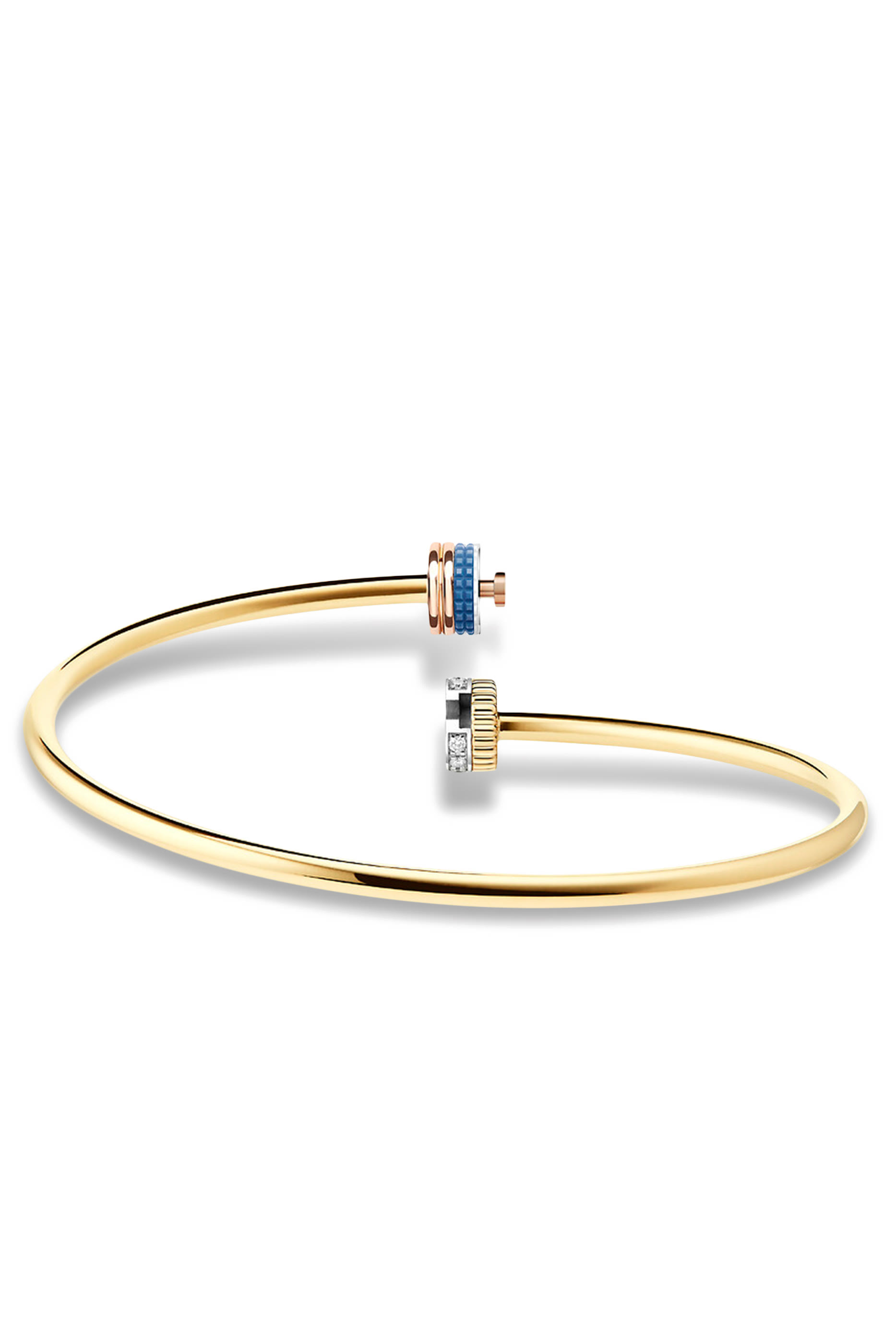Quatre Bracelet, 18k Mix Gold & Ceramic