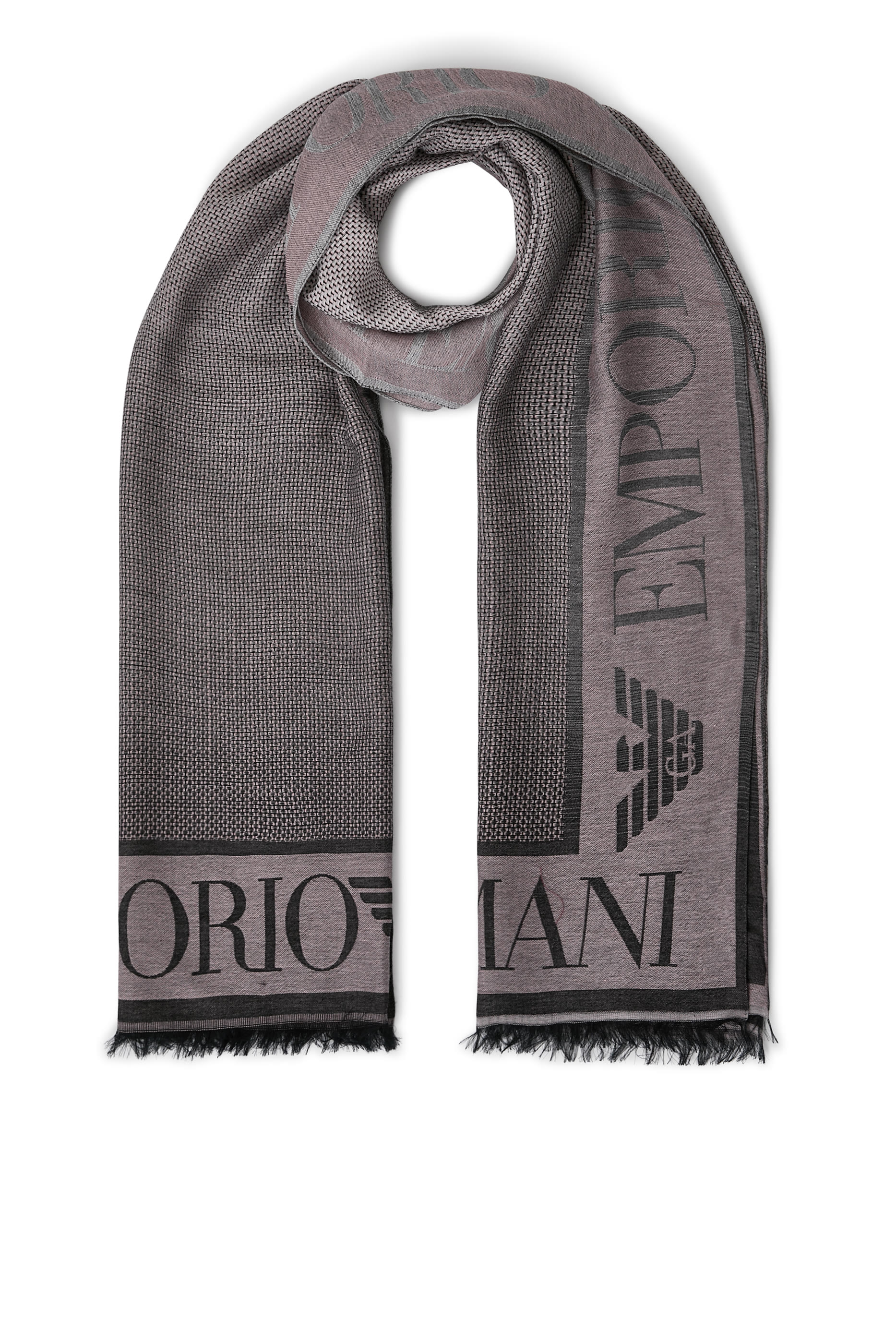 Logo Wool Scarf