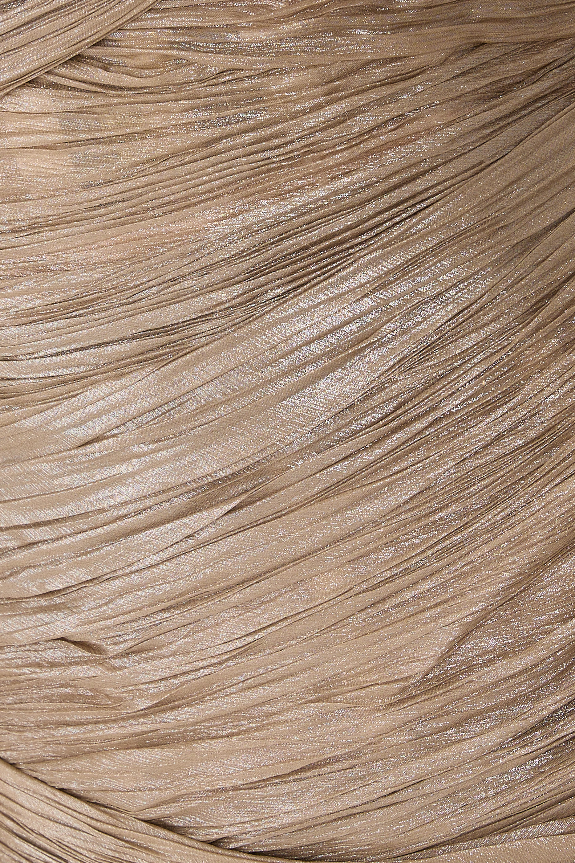 Marimar One-Shoulder Silk Bustier Gown