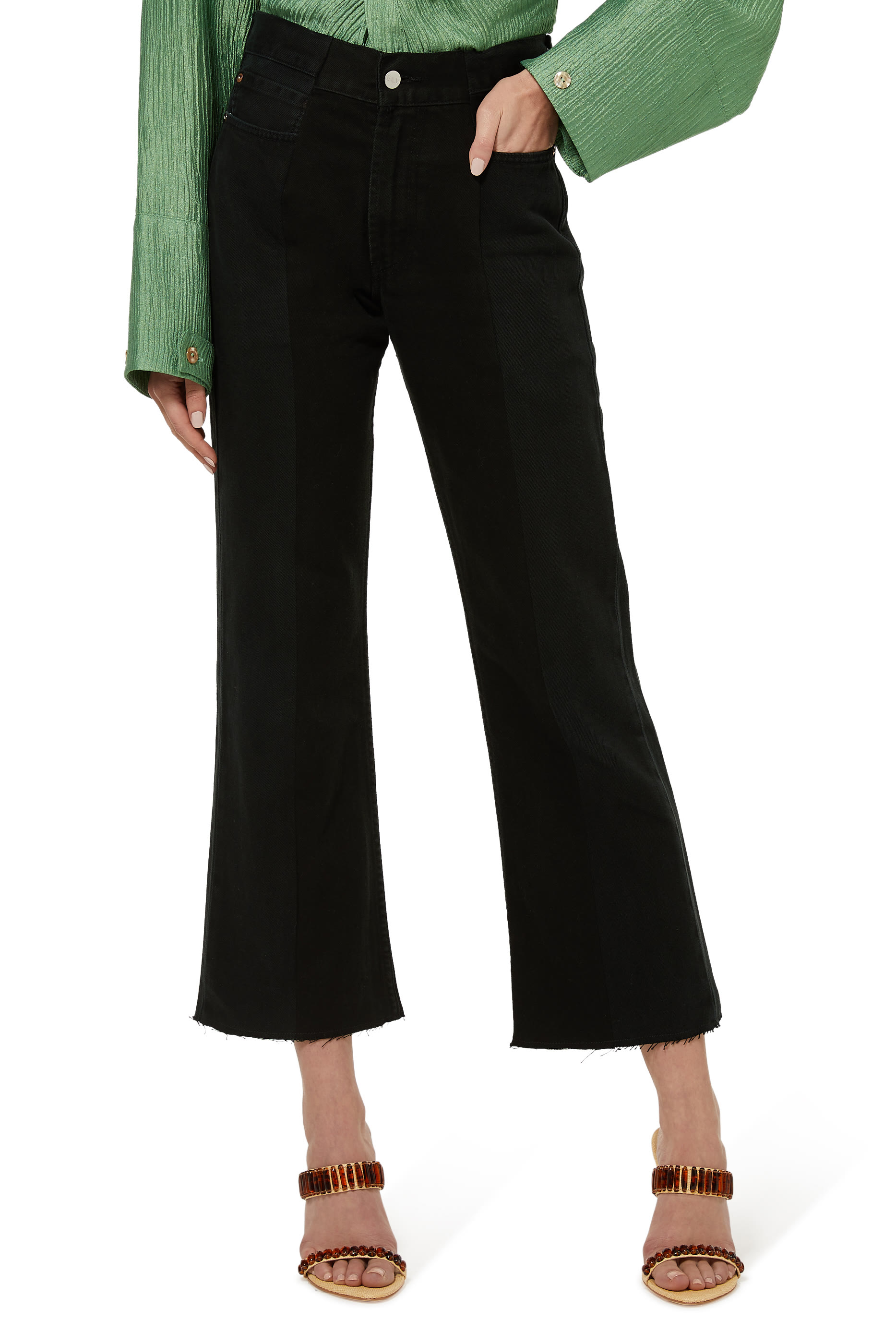 The Twin Flare Denim Jeans