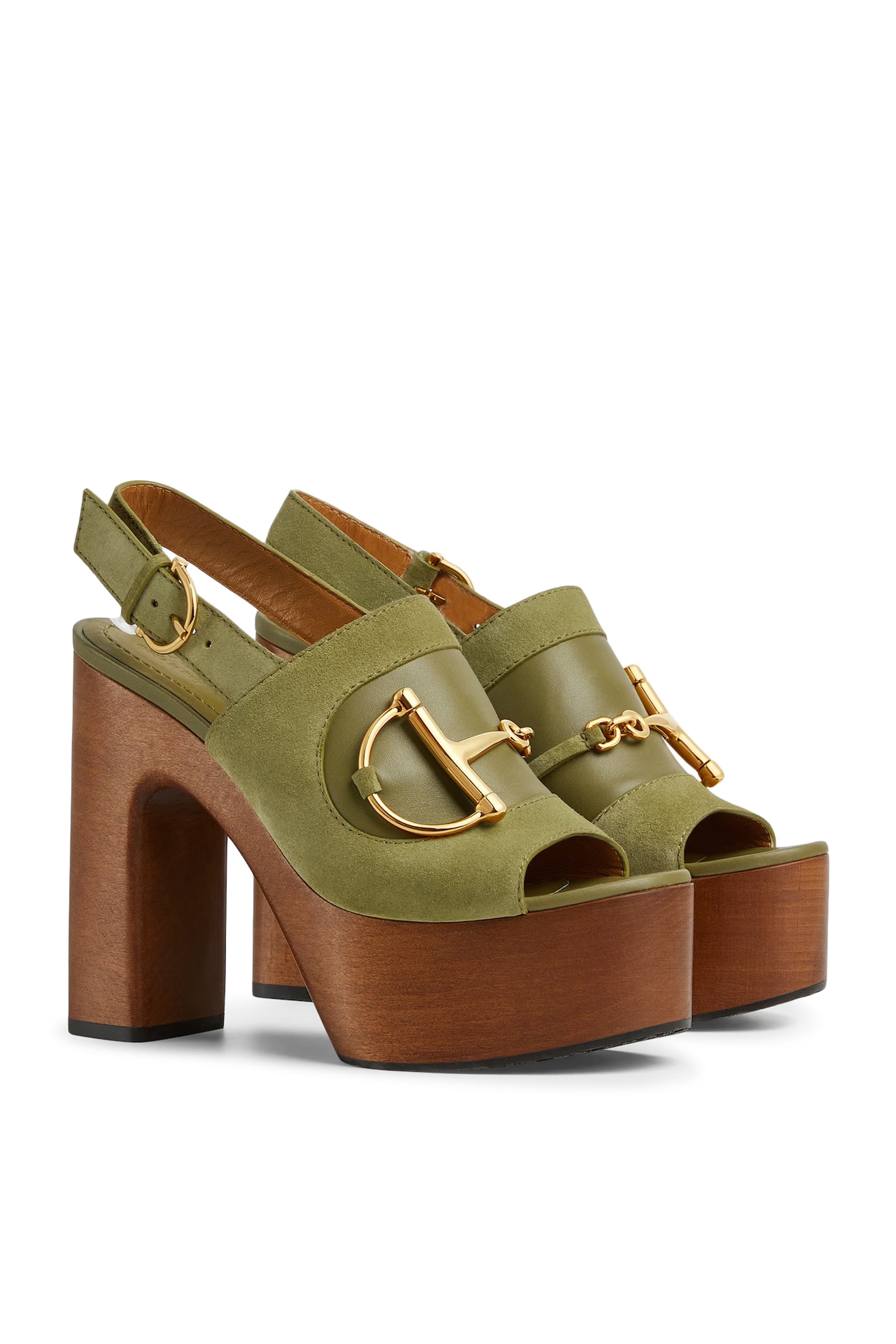 Horsebit Platform Sandals 85