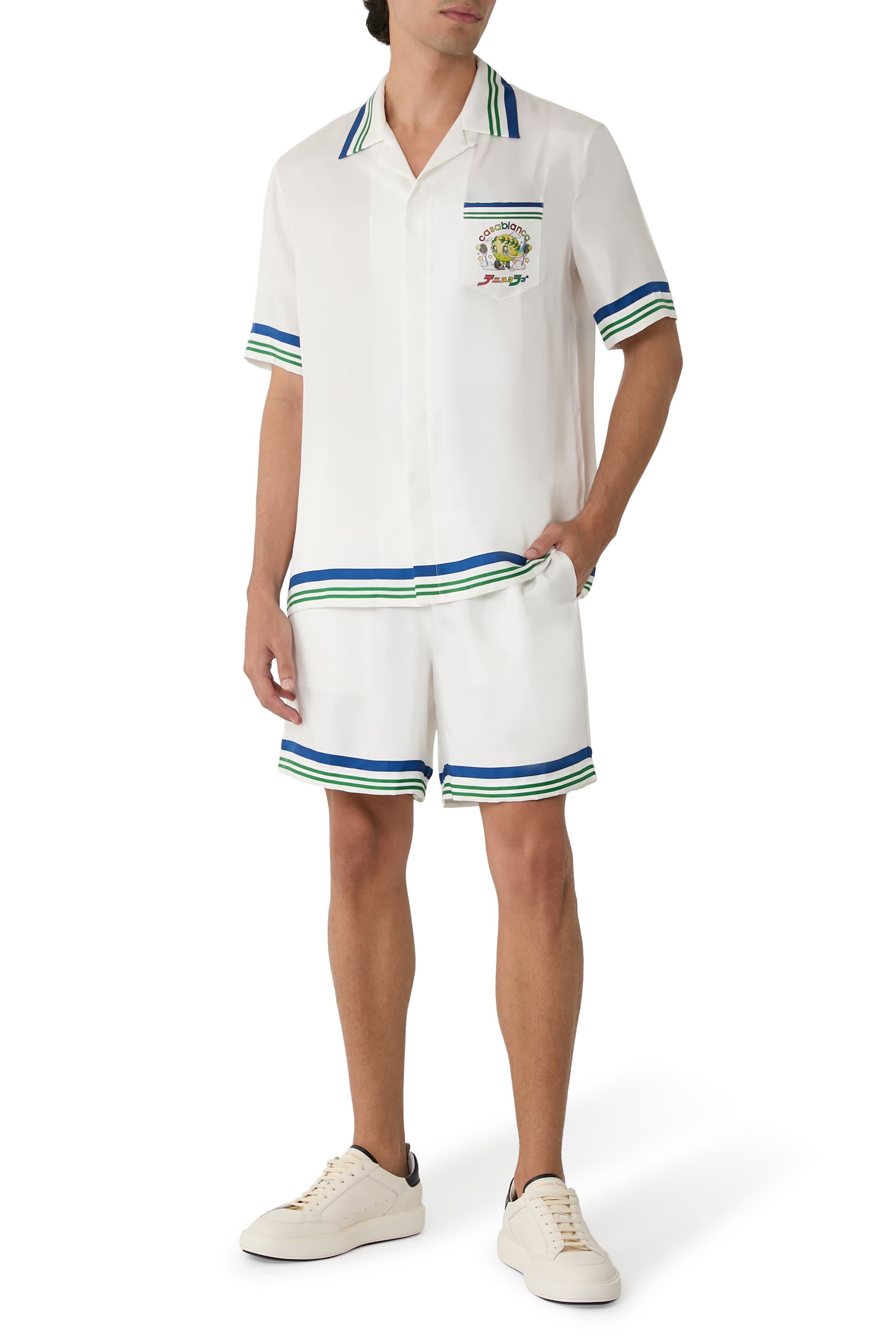 Tennis Club Icon Silk Twill Shorts