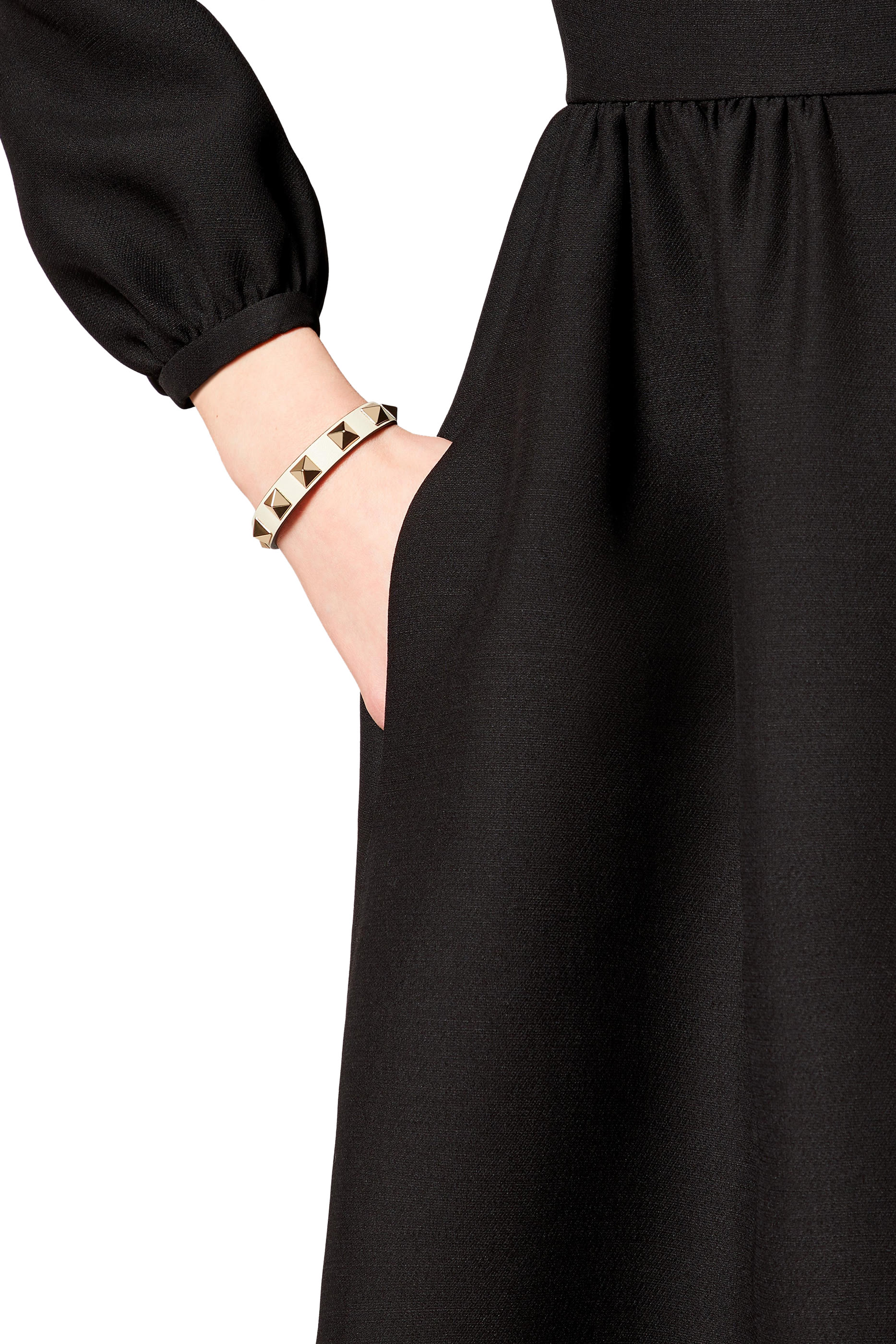 Rockstud Small Leather Bracelet