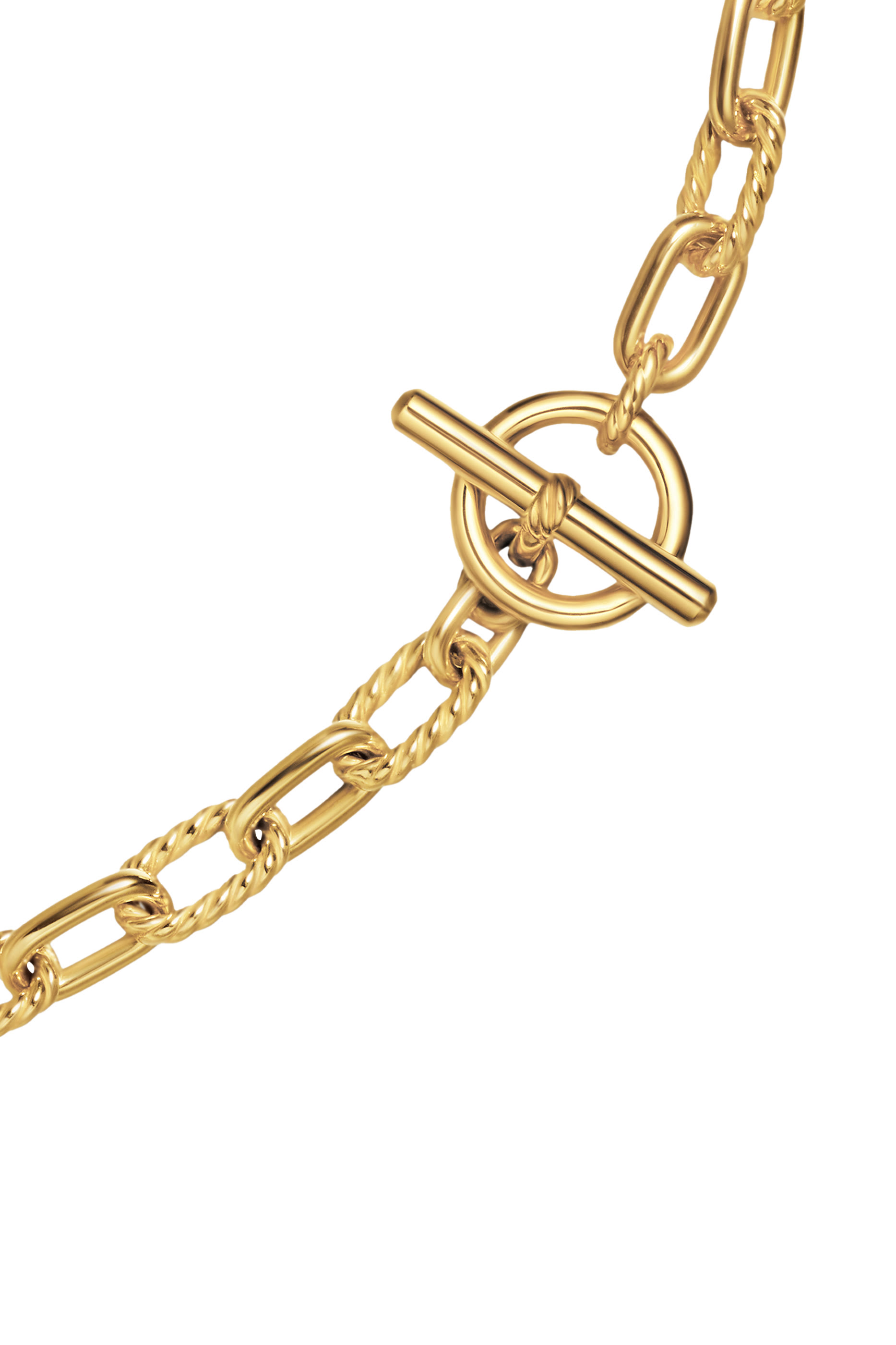 Madison® Toggle Chain Necklace,  18K Yellow Gold