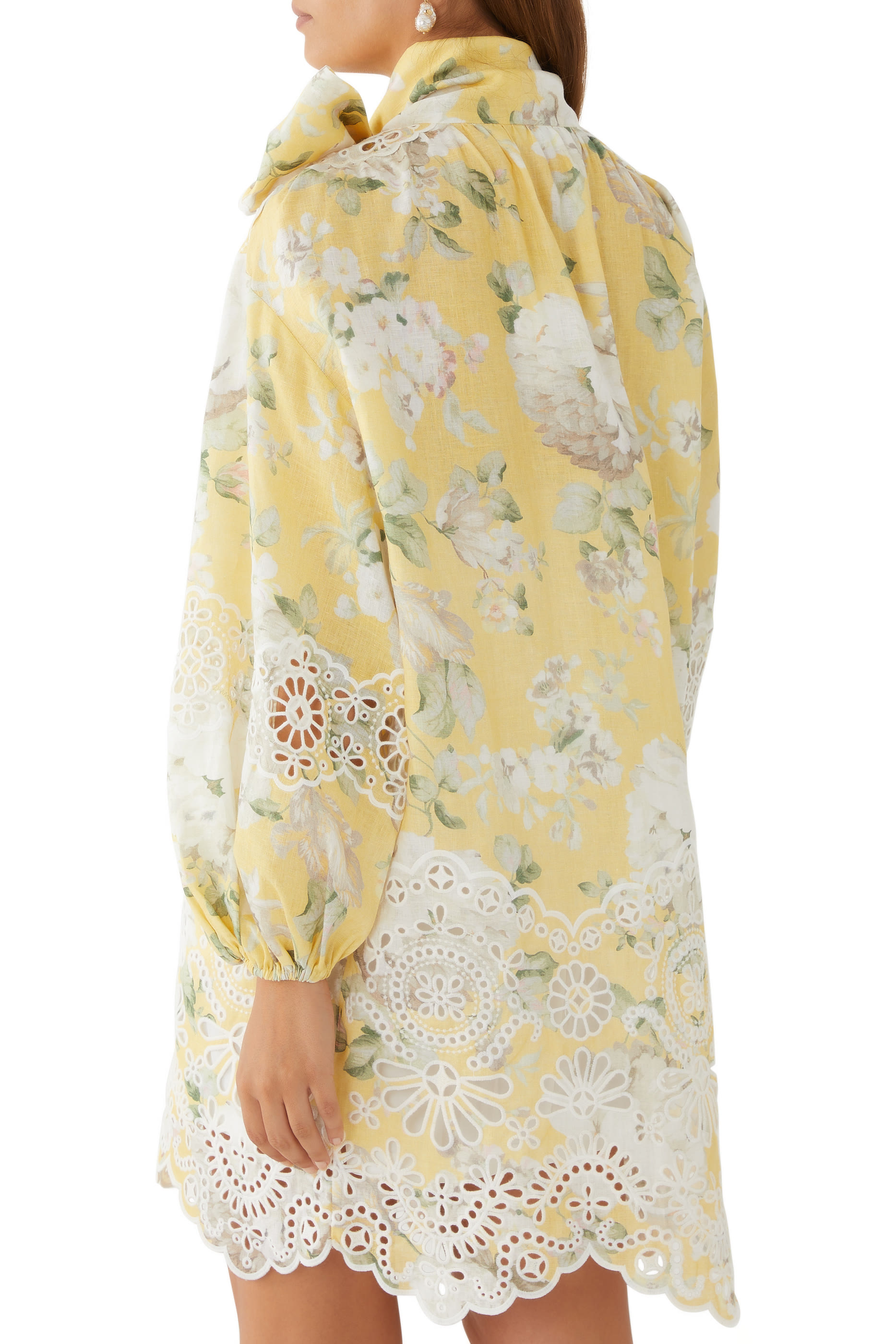 Acacia Broderie Tie Mini Dress