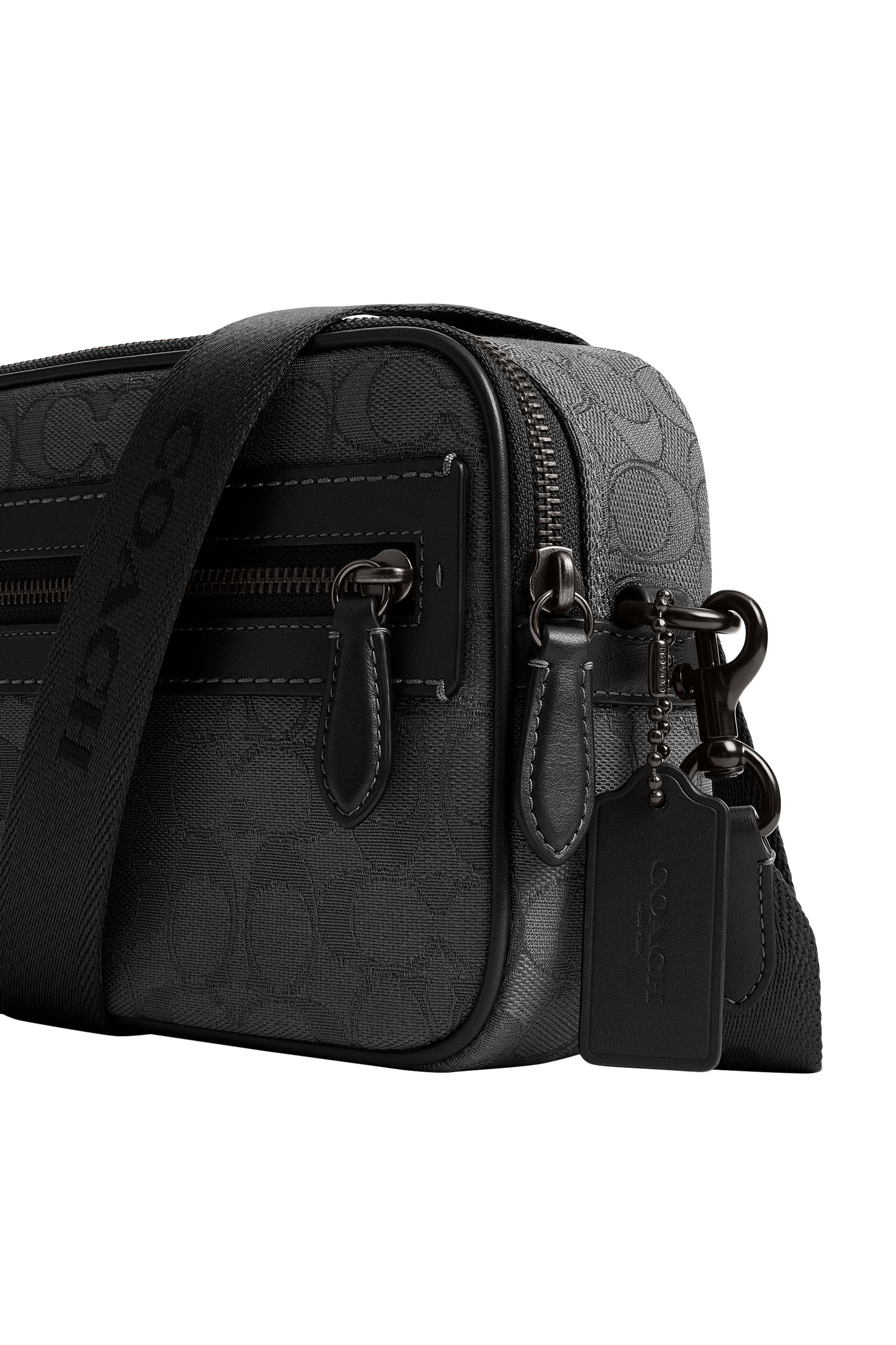 Theo Camera Bag in Signature Jacquard