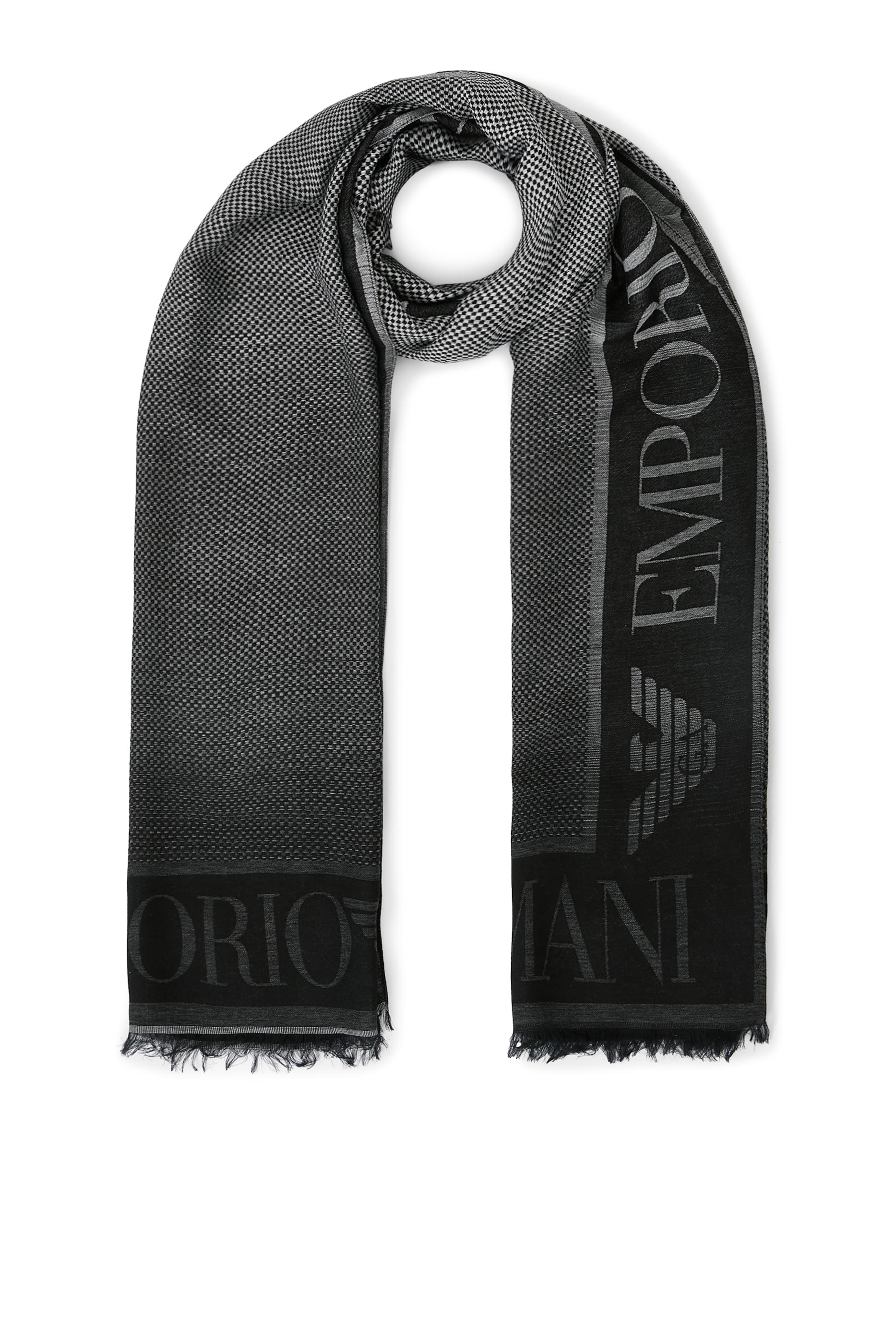Logo Wool Scarf