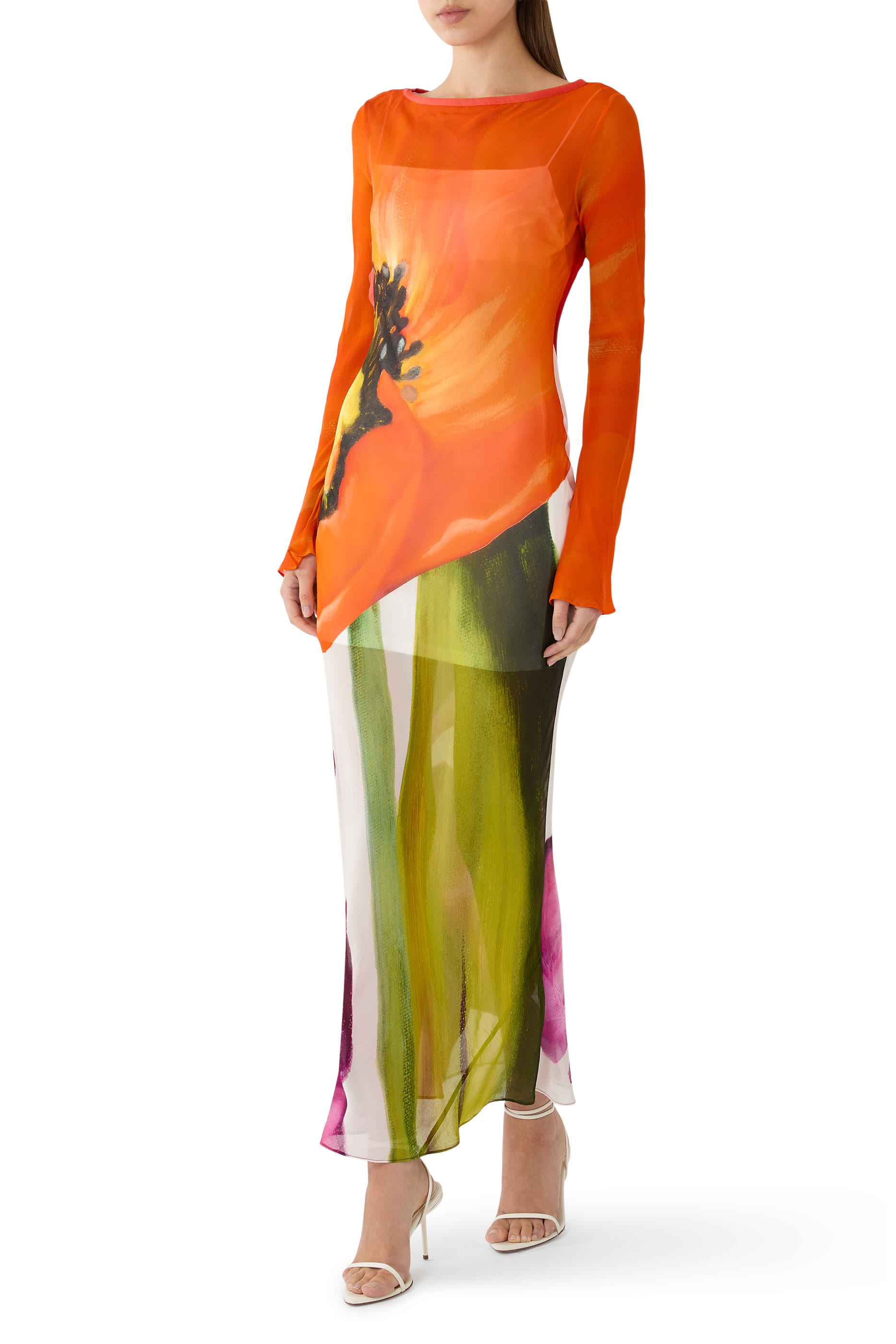 August Long Sleeve Maxi Dress