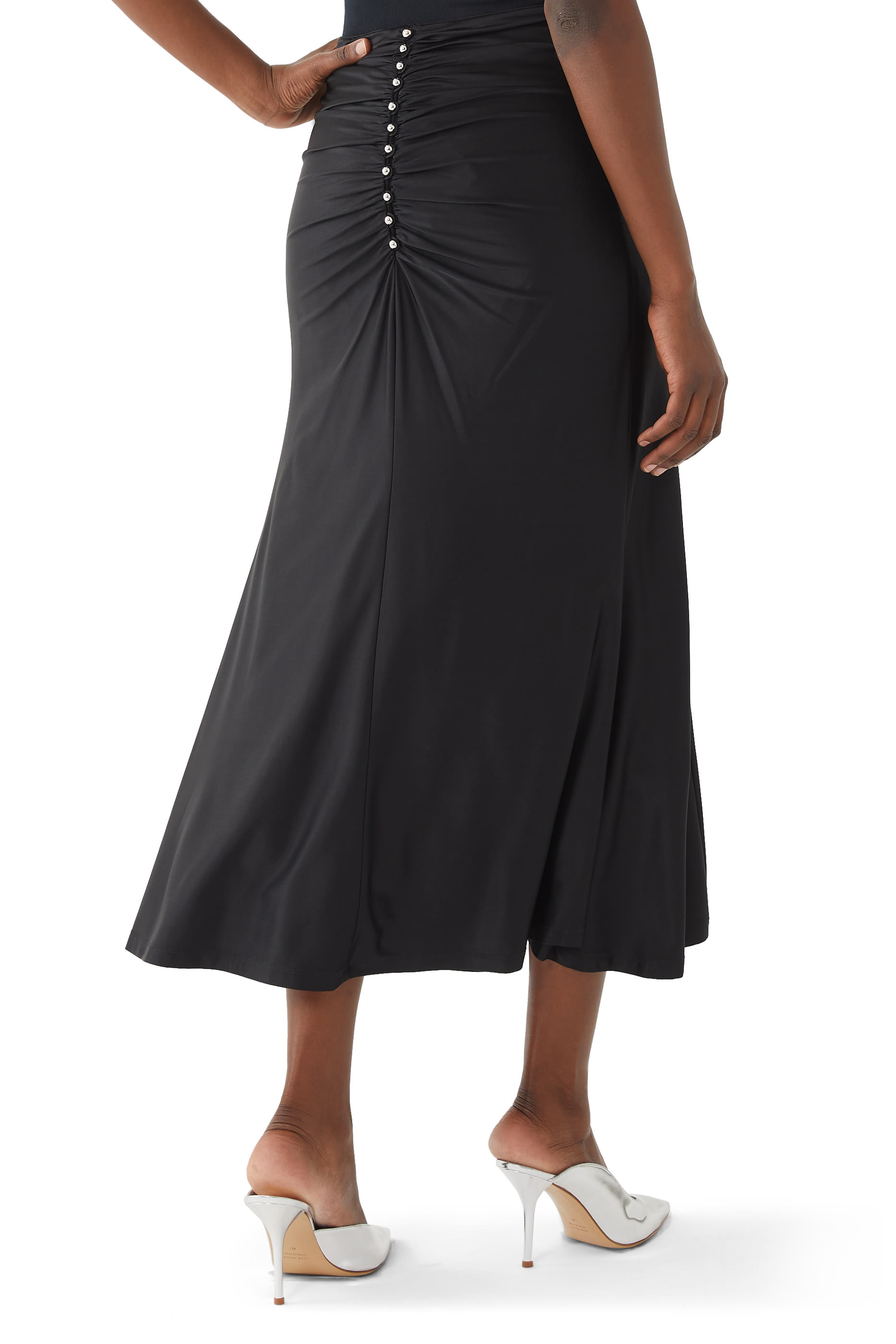 Jersey Draped Skirt