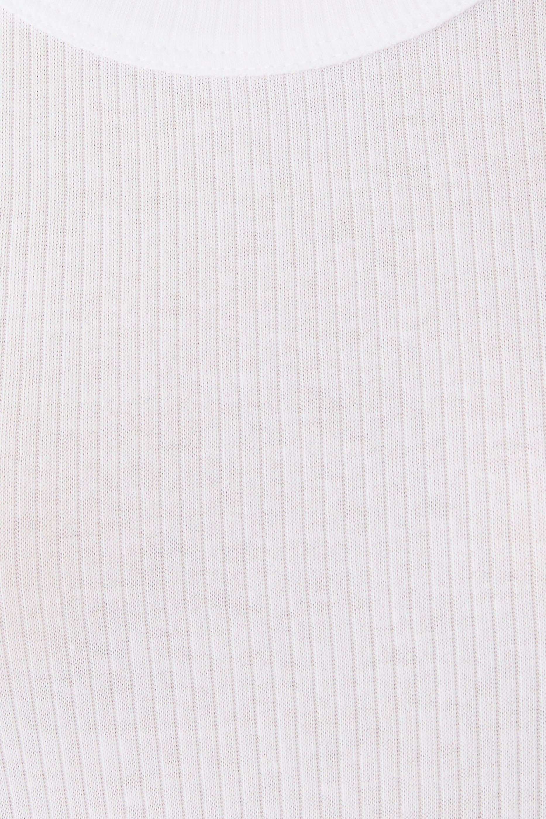 Ribbed Organic Cotton Lounge Vest