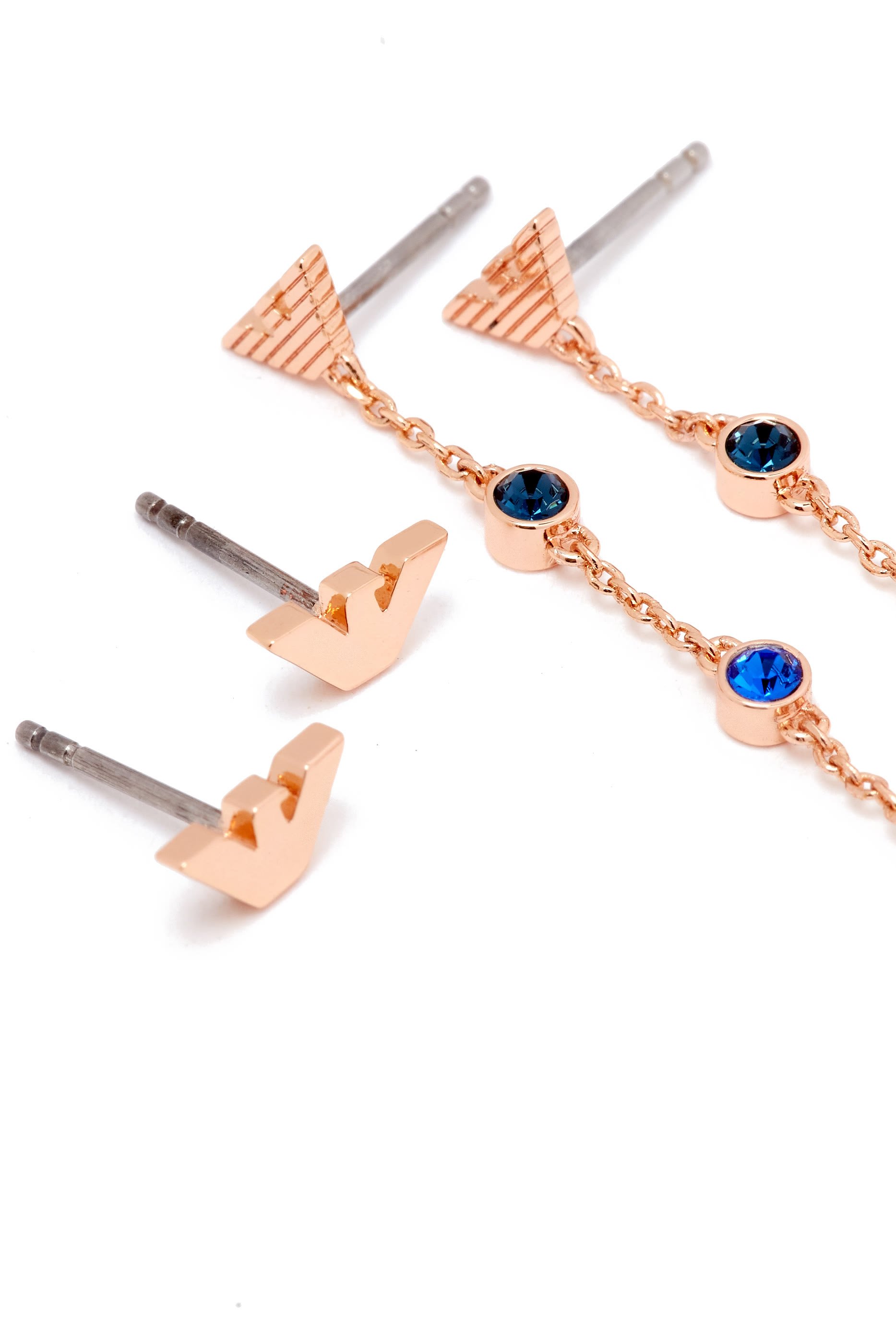 Statement Logo Earrings, Set of 2