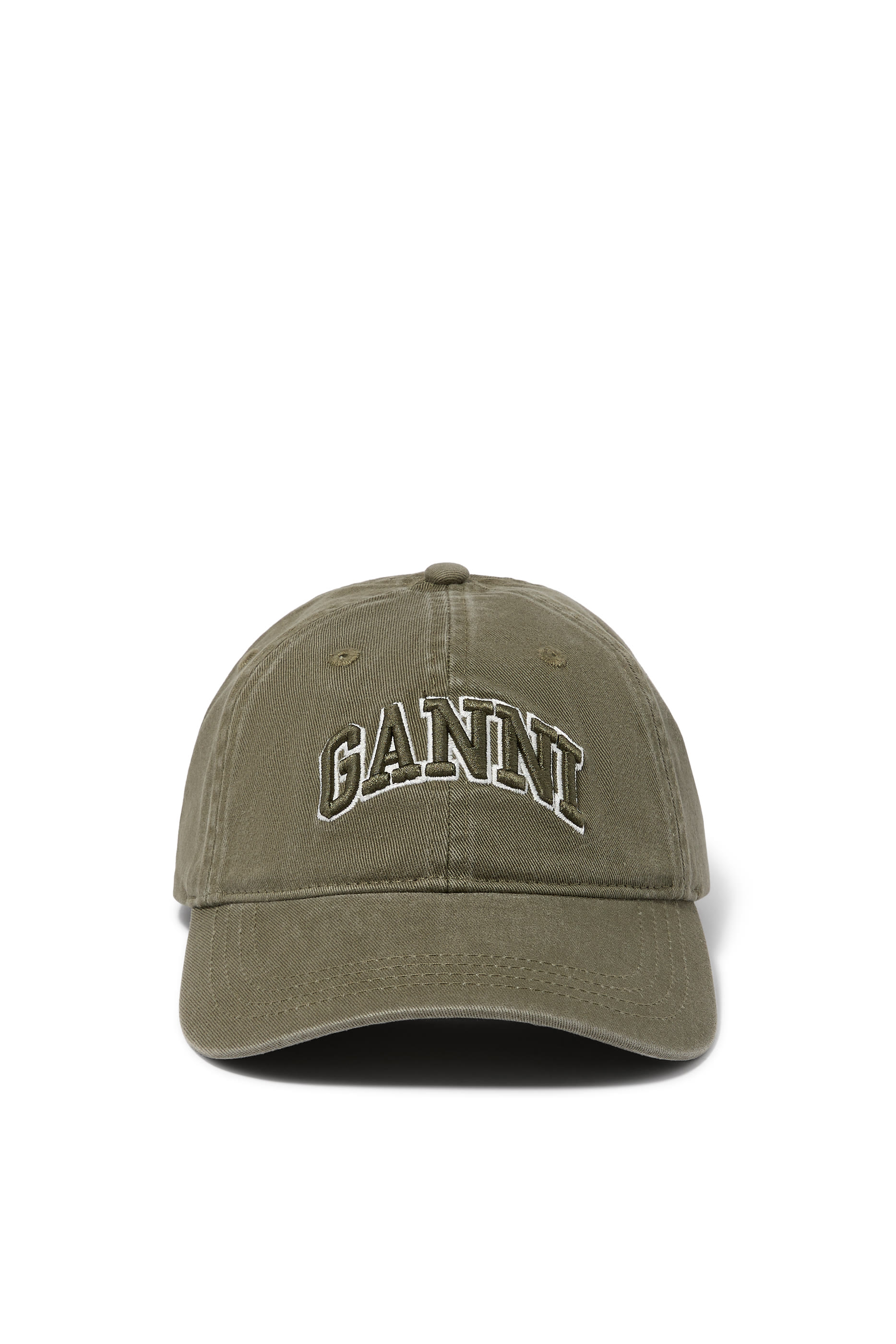 Logo Embossed Canvas Cap