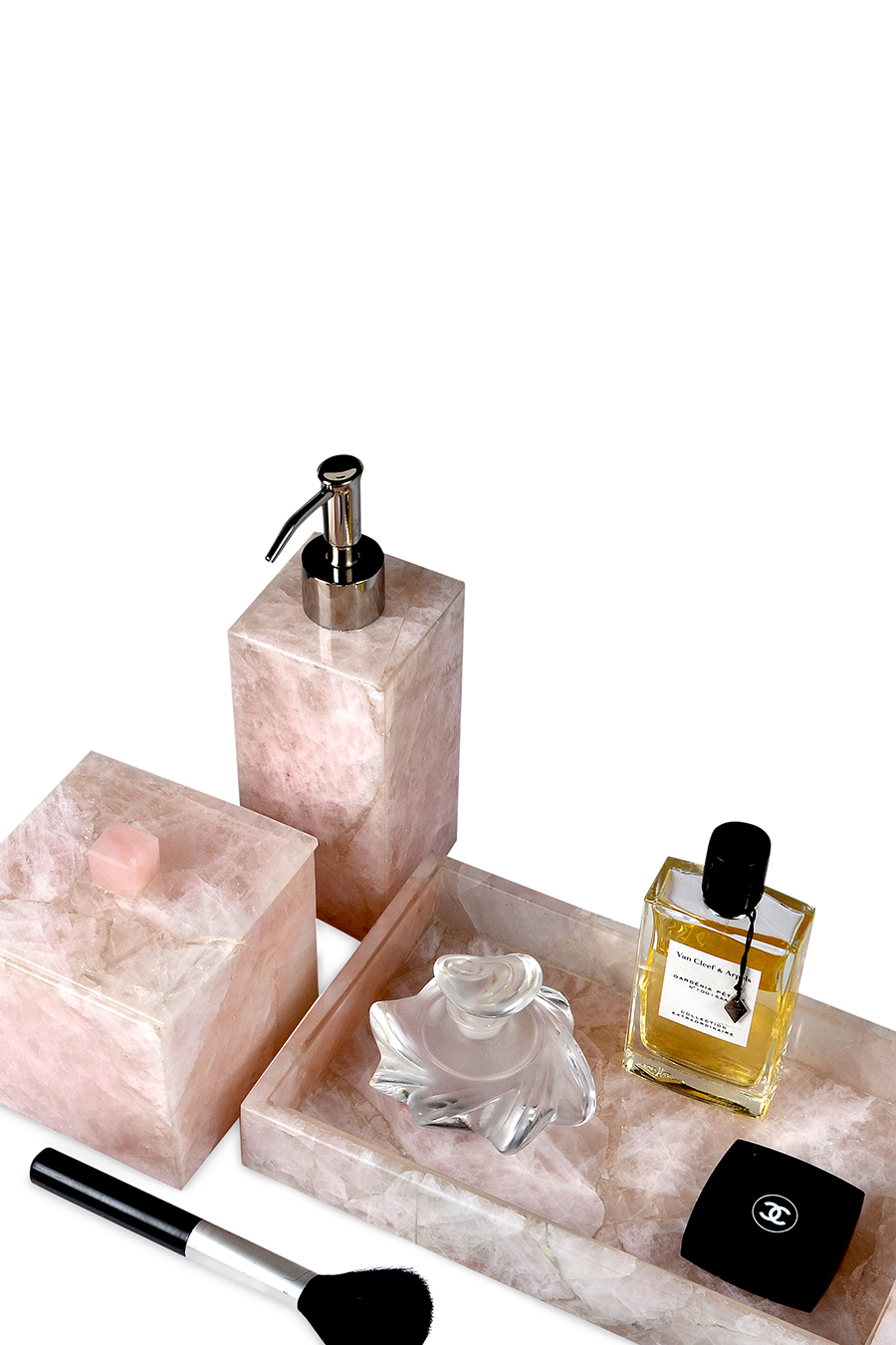 Taj Rose Quartz Liquid Dispenser