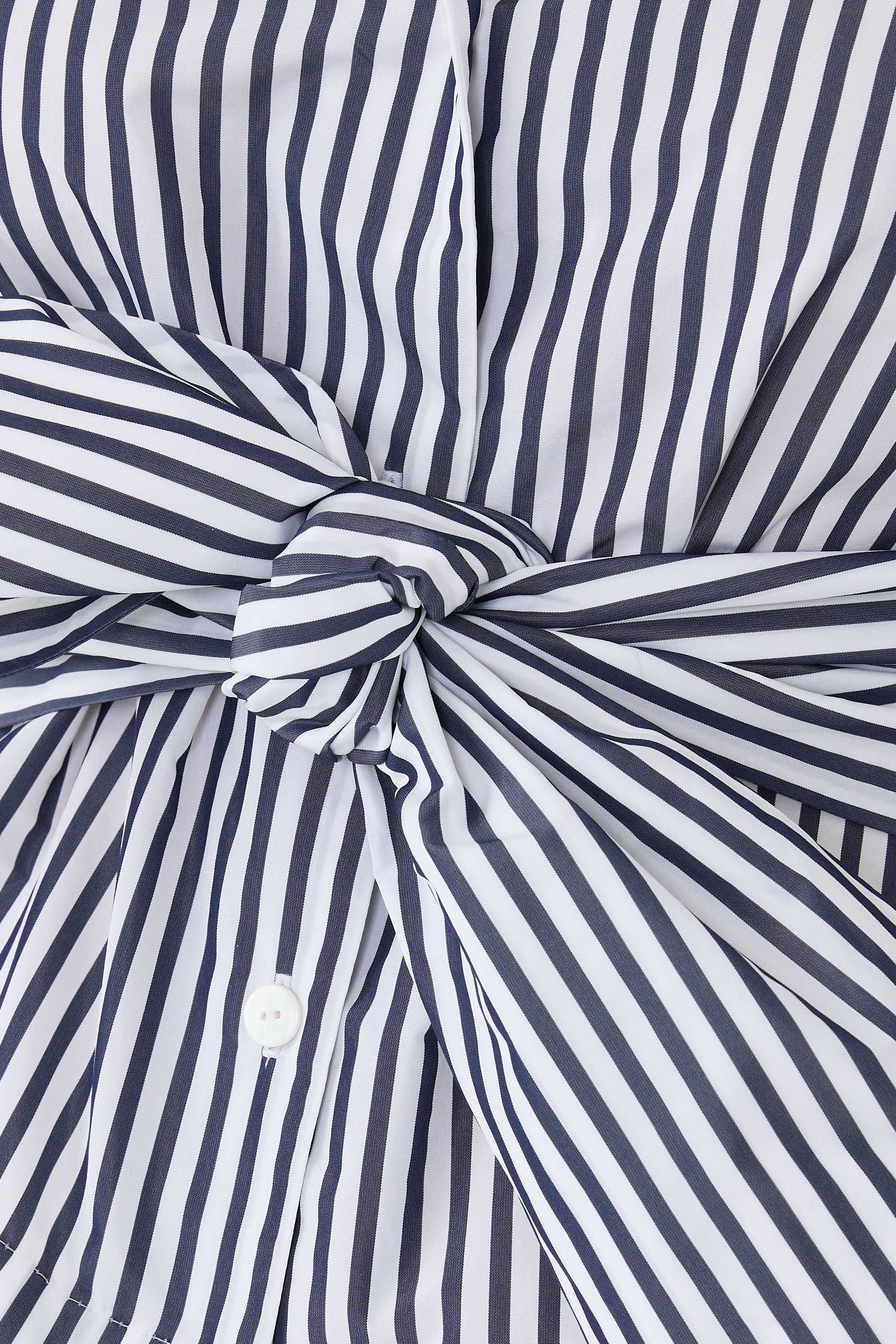  Recycled Faille Knotted Shirt 