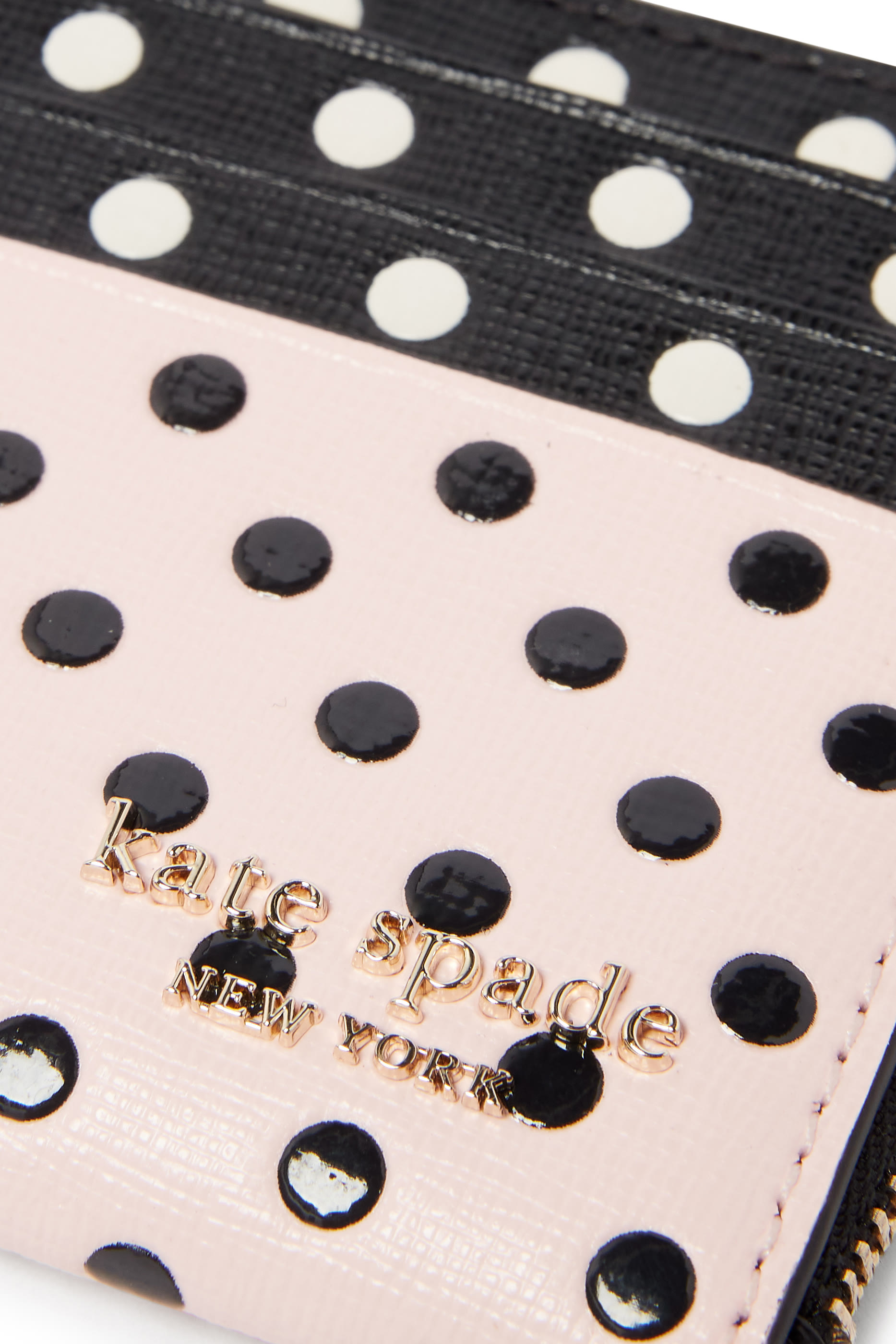 Polka Dot Coin Card Case Wristlet
