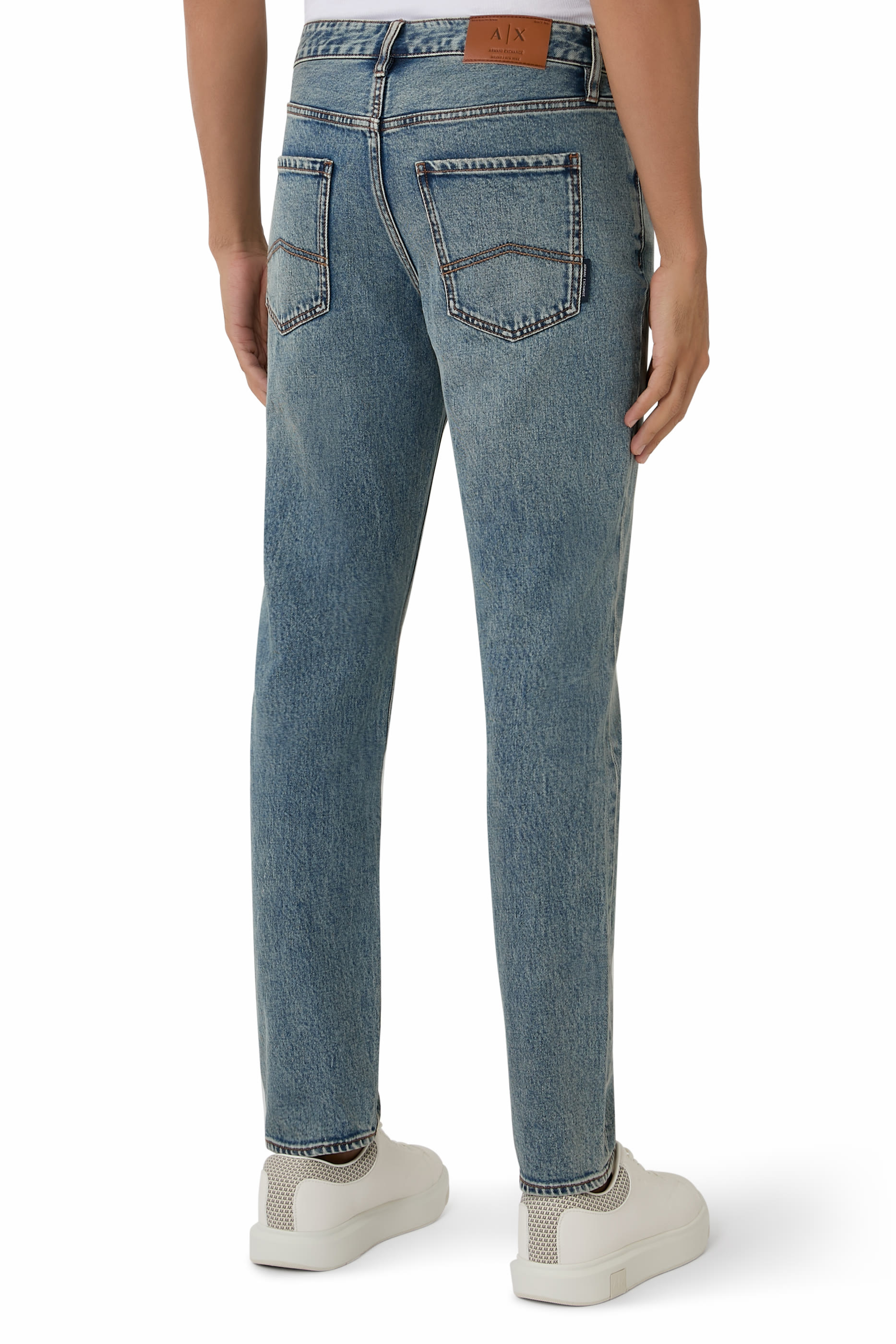 One Block Up Slim Denim Pants