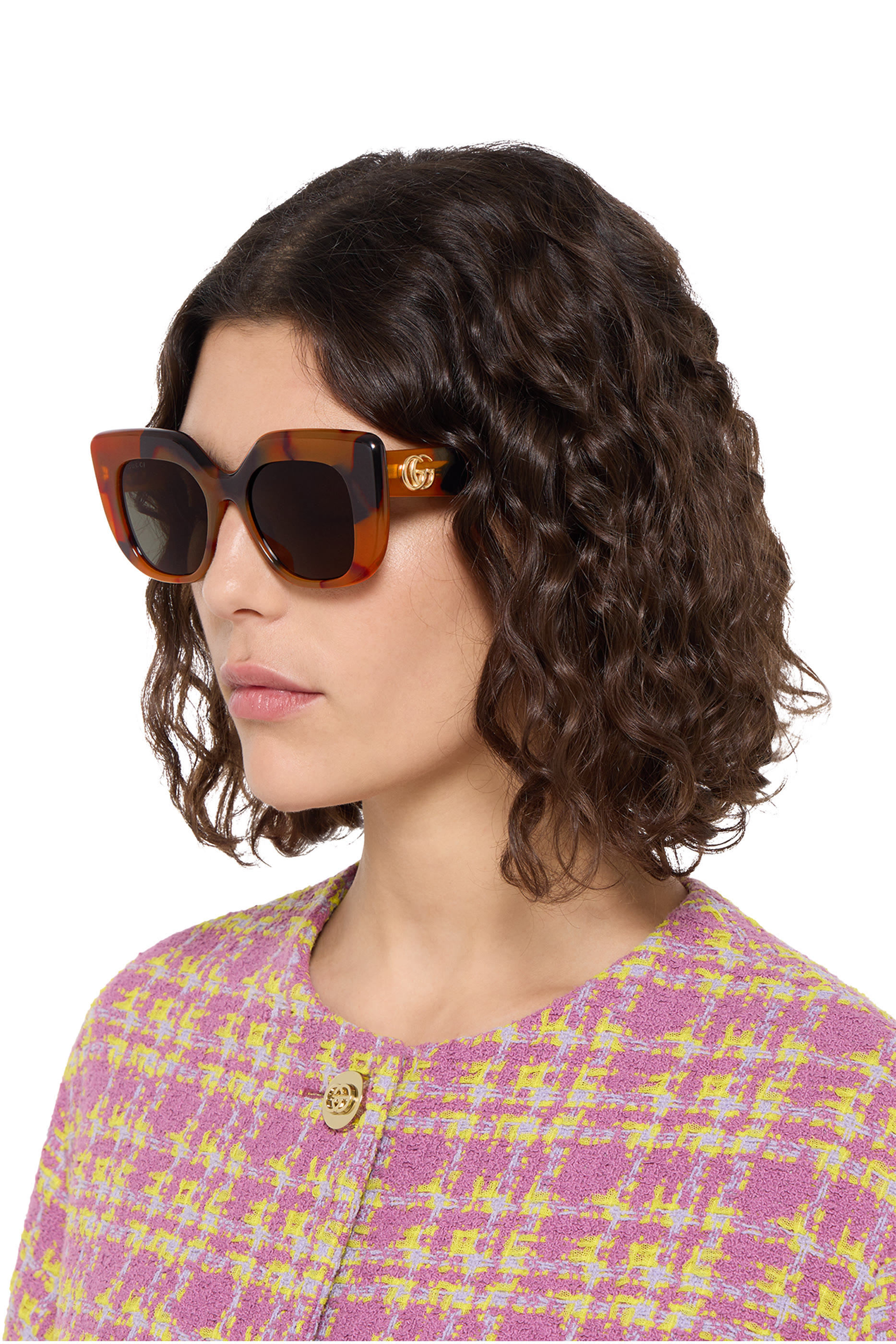 GG2030S Square Frame Sunglasses